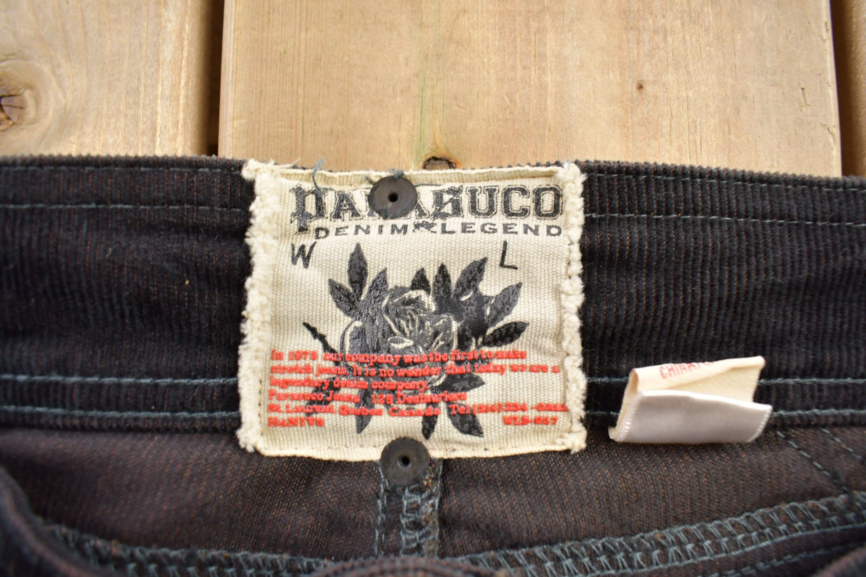 Vintage 1990s 'Parasuco' Bootcut Jeans Men's 36 x 33 - Image 4