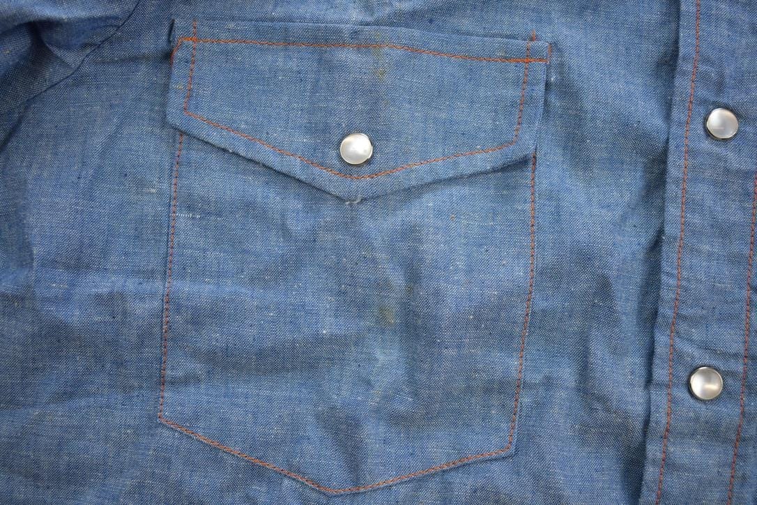 Vintage 1990s Pardner Jean Western Style Snap Button Up Rodeo Shirt Men's XL - Image 4