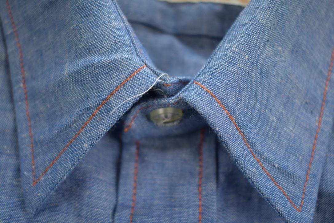 Vintage 1990s Pardner Jean Western Style Snap Button Up Rodeo Shirt Men's XL - Image 5