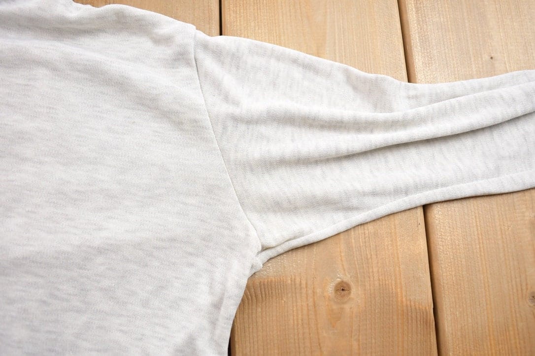 Vintage 1990s Patagonia Blank Grey Zip Up Turtleneck Sweater Men's Large - Image 5