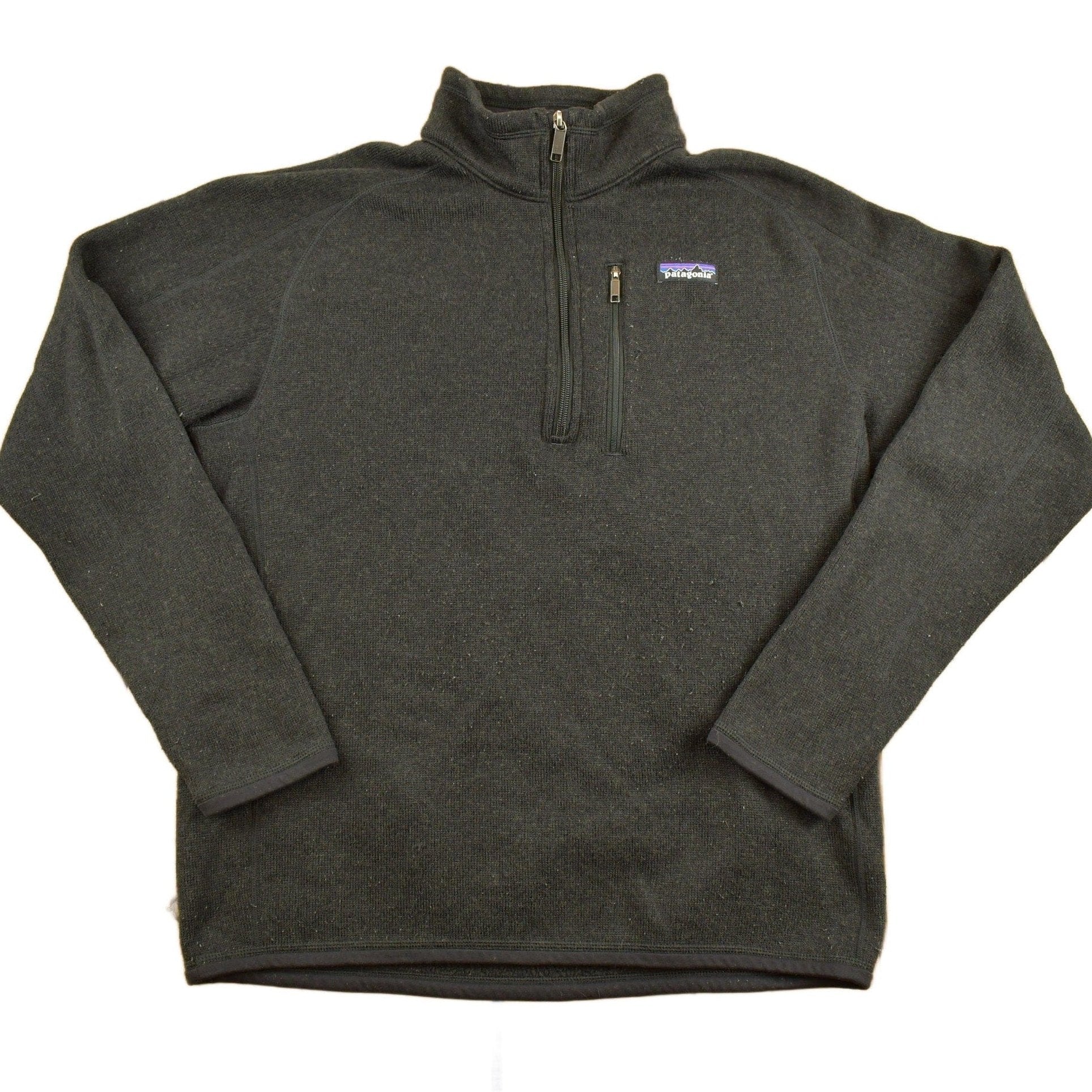 Vintage 1990s Patagonia Blank Quarter Zip Sweatshirt Men's Small