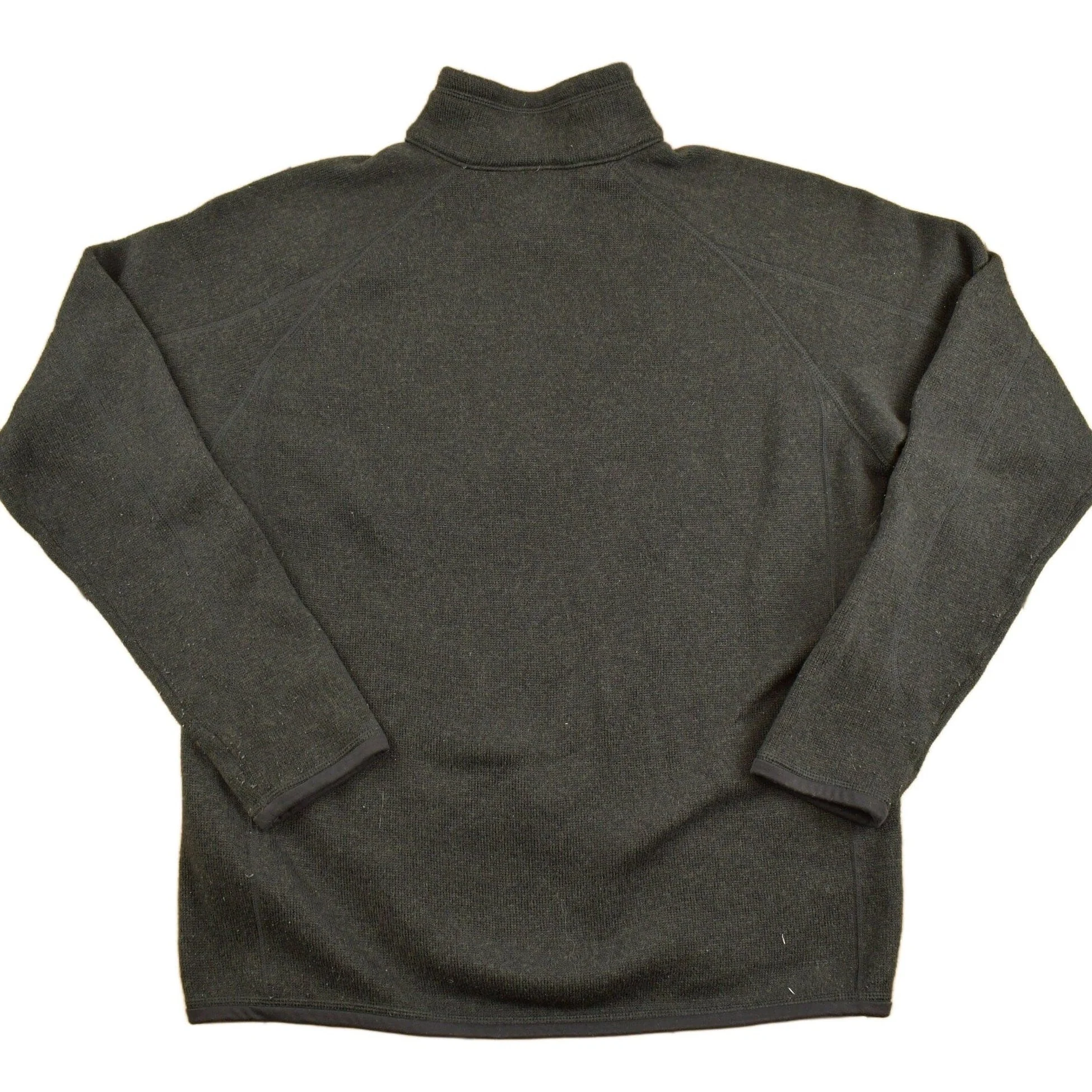 Vintage 1990s Patagonia Blank Quarter Zip Sweatshirt Men's Small - Image 2