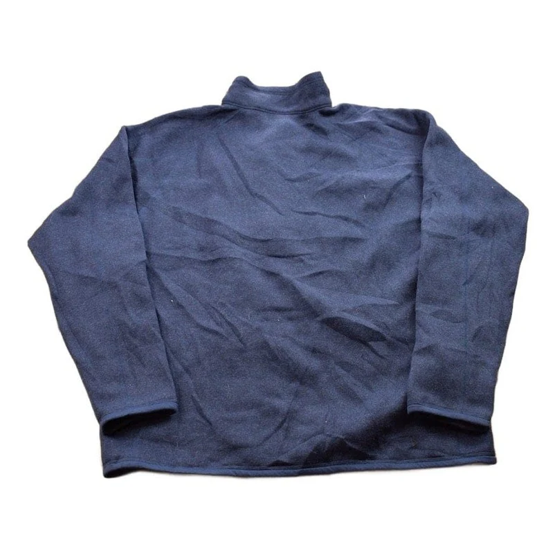Vintage 1990s Patagonia Blank Quarter Zip Sweatshirt Men's XL - Image 2