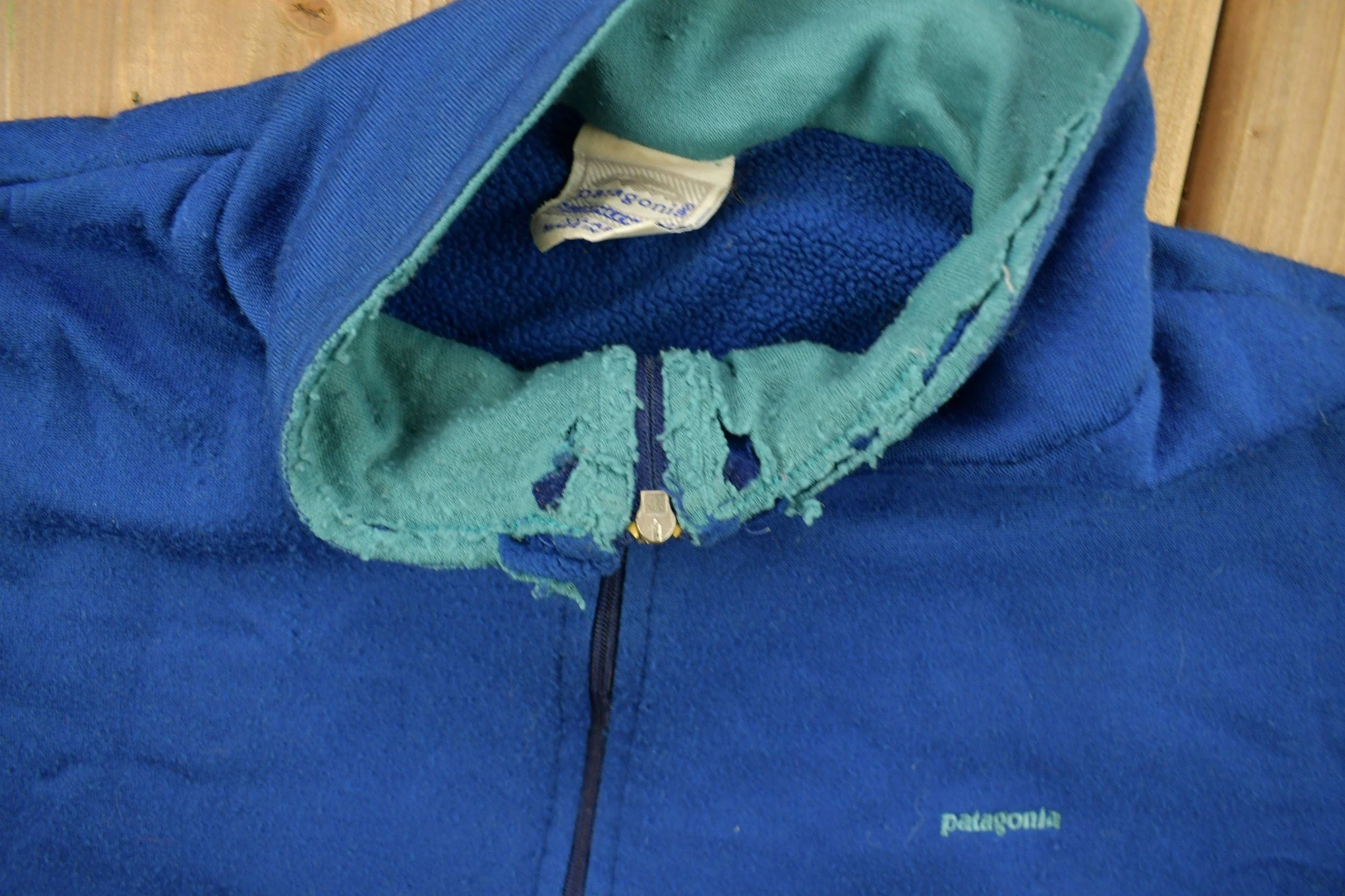 Vintage 1990s Patagonia Capilene Half Zip Fleece Sweater Men's 2XL - Image 4