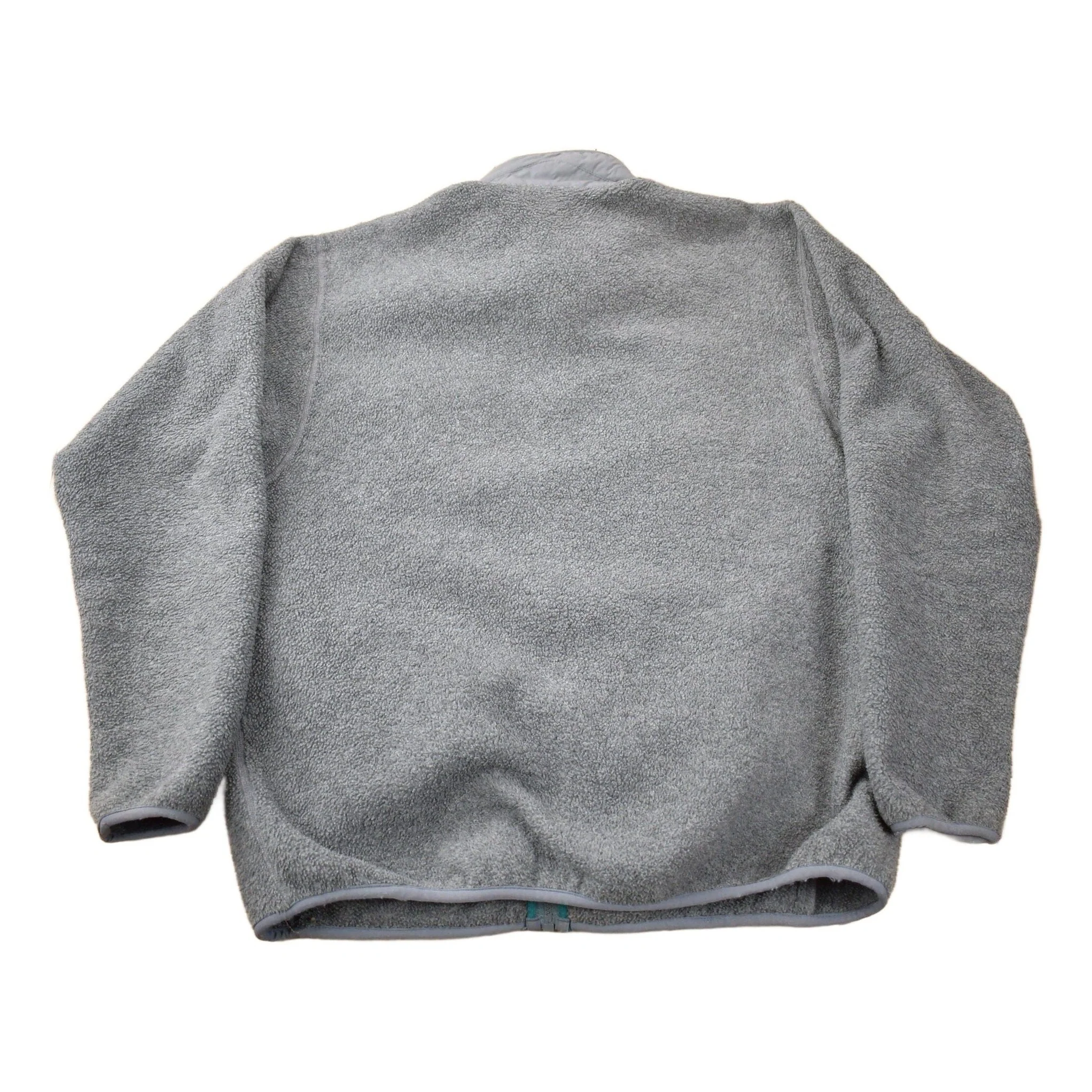 Vintage 1990s Patagonia Deep Pile Fleece Zip Up Sweater Men's L - Image 2