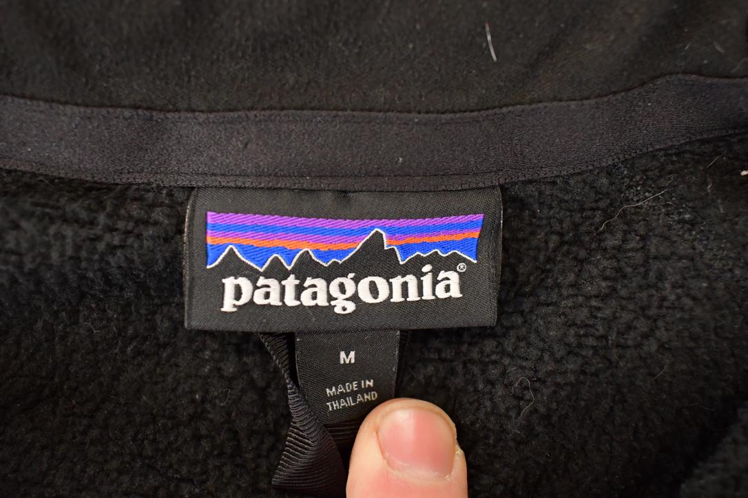 Vintage 1990s Patagonia Fleece Outdoorsman Sweater Mens M - Image 4
