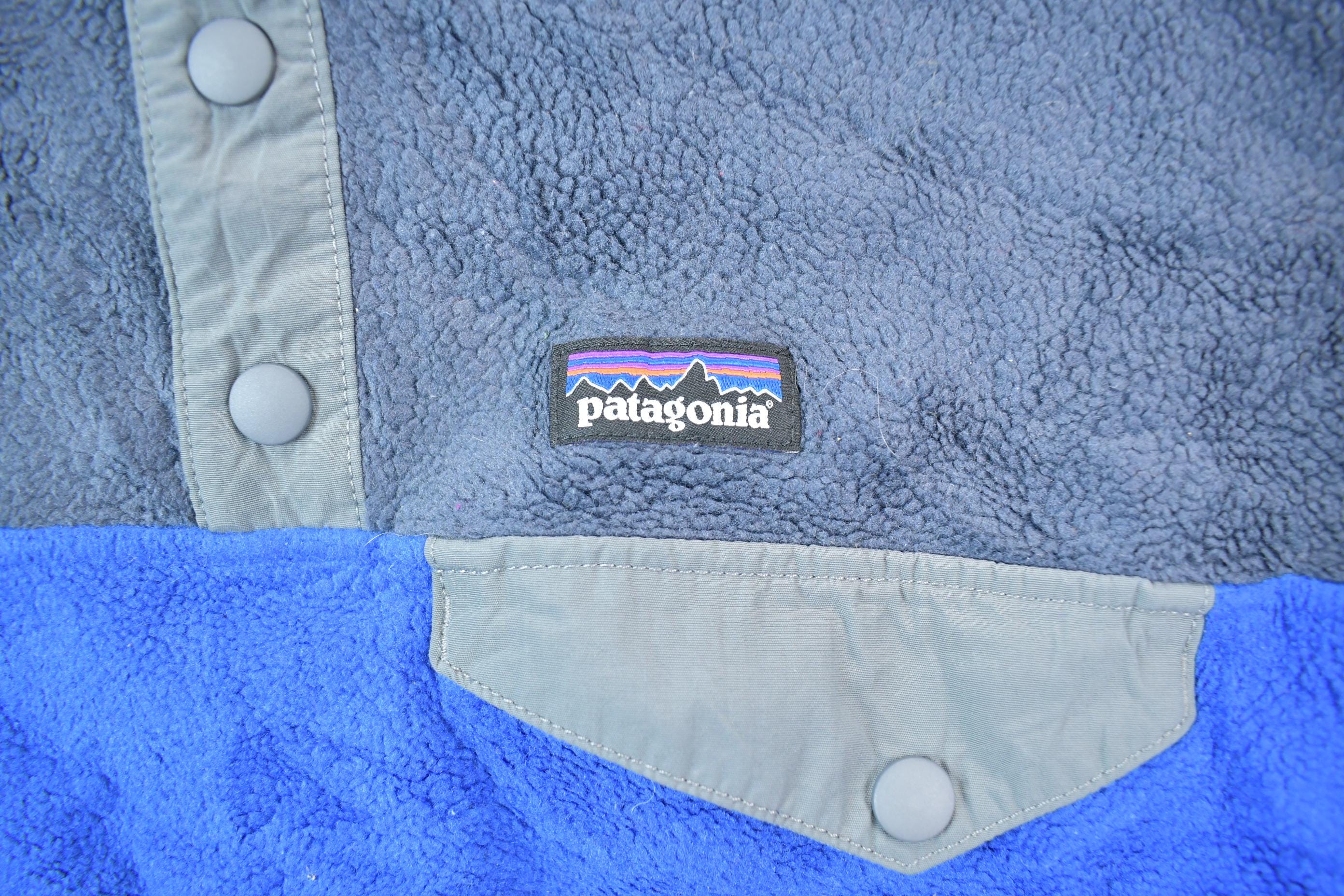 Vintage 1990s Patagonia Fleece Sweater Men's XL - Image 3