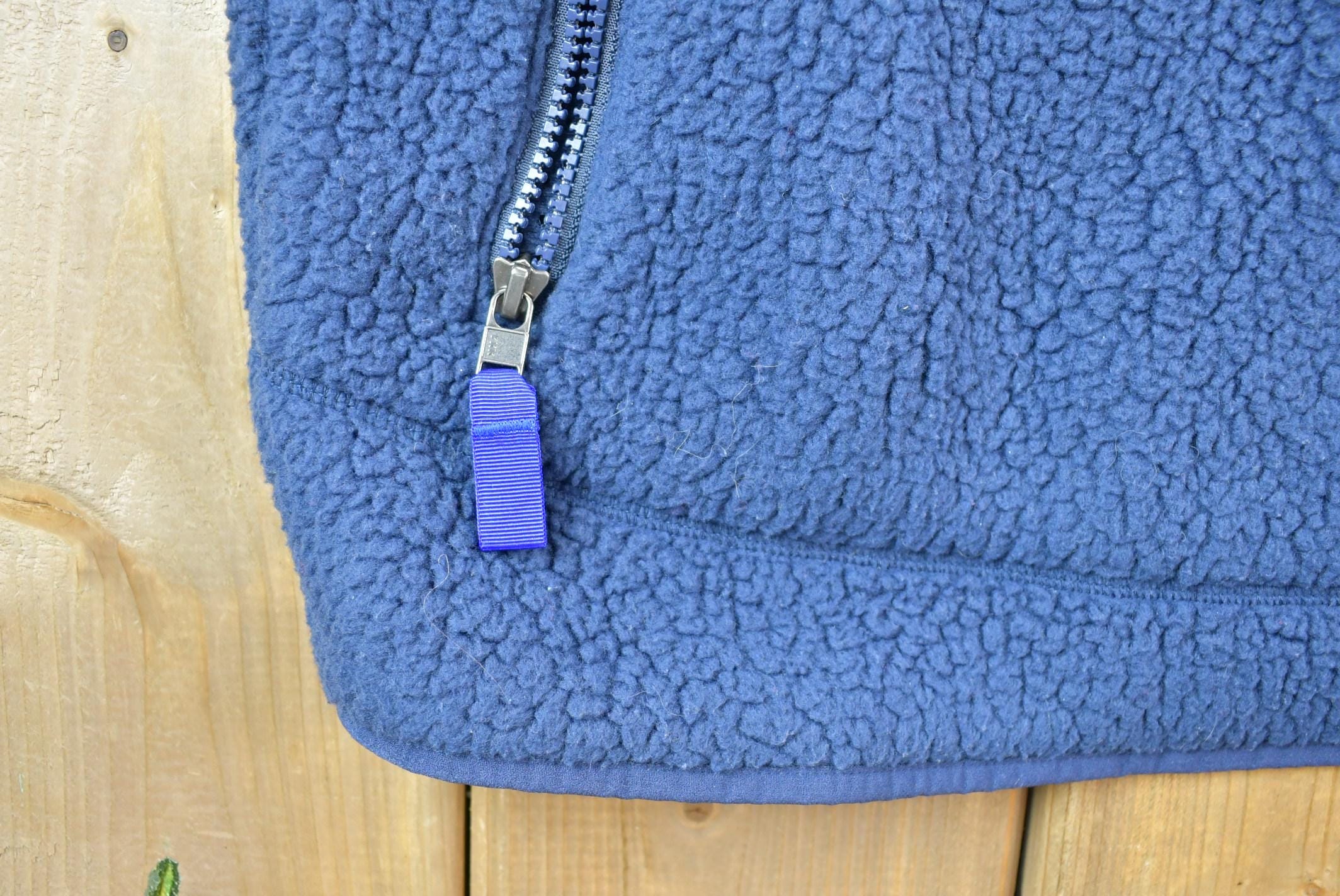 Vintage 1990s Patagonia Fleece Sweater Vest Men's XL - Image 6
