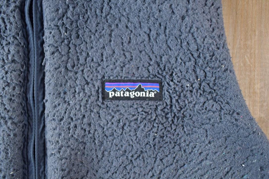Vintage 1990s Patagonia Fleece Sweater Vest Men's Medium - Image 4