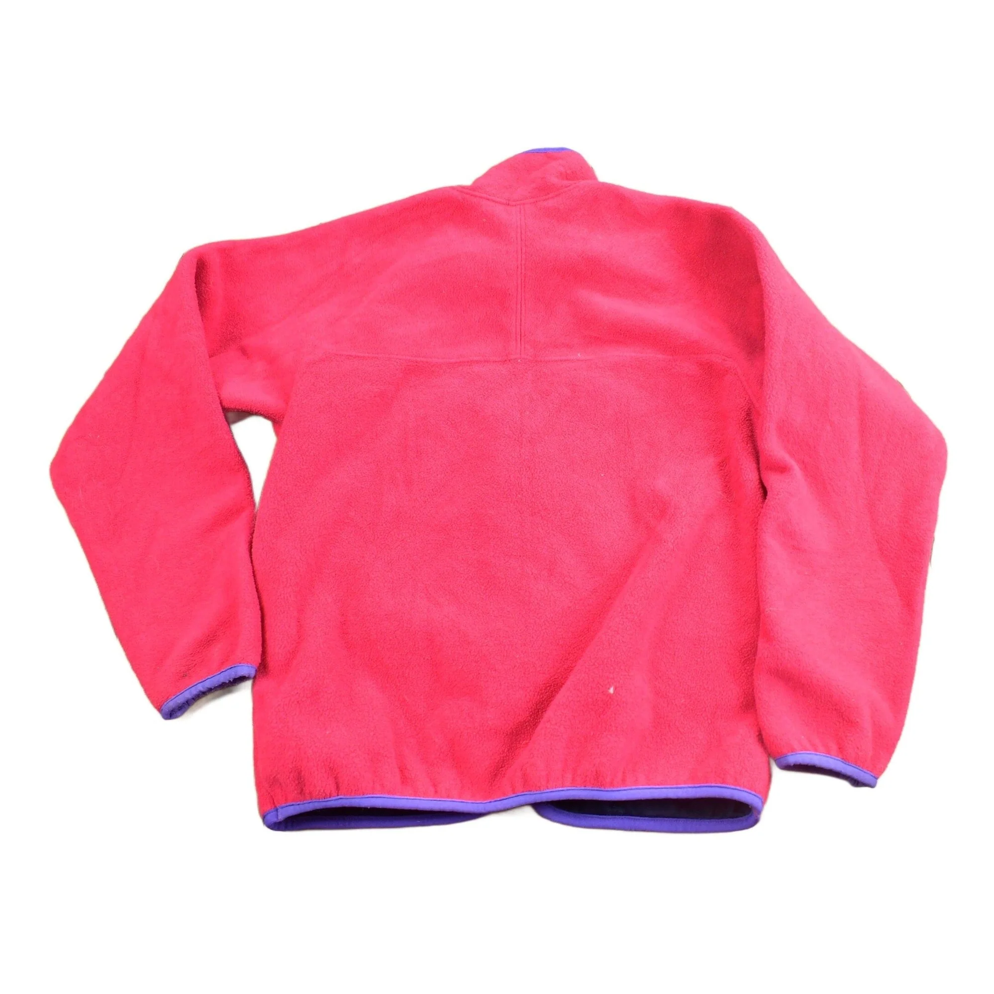 Vintage 1990s Patagonia Fleece Zip Up Sweater Youth Large - Image 2