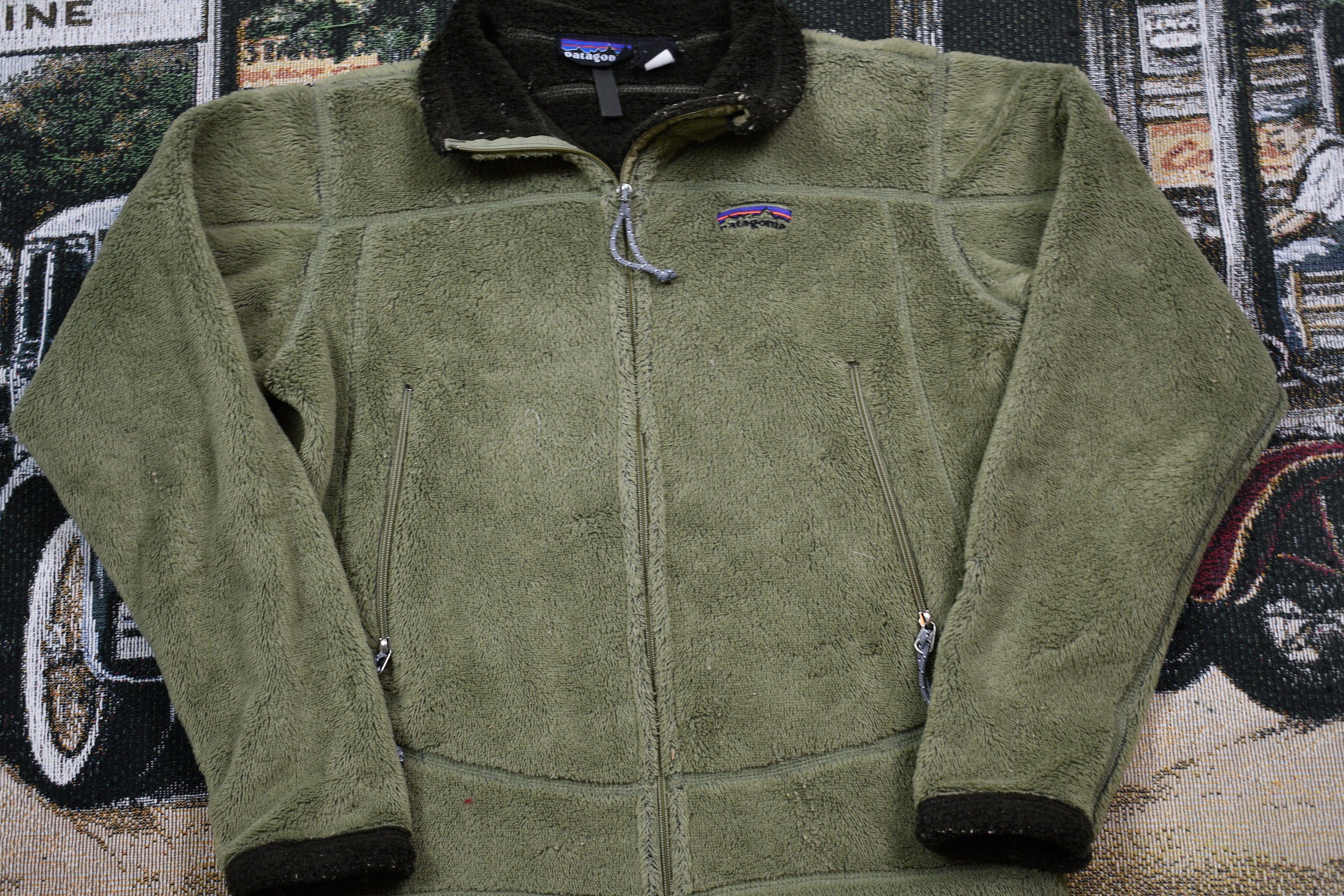 Vintage 1990s Patagonia Full Zip Deep Pile Sweater Women's S - Image 3