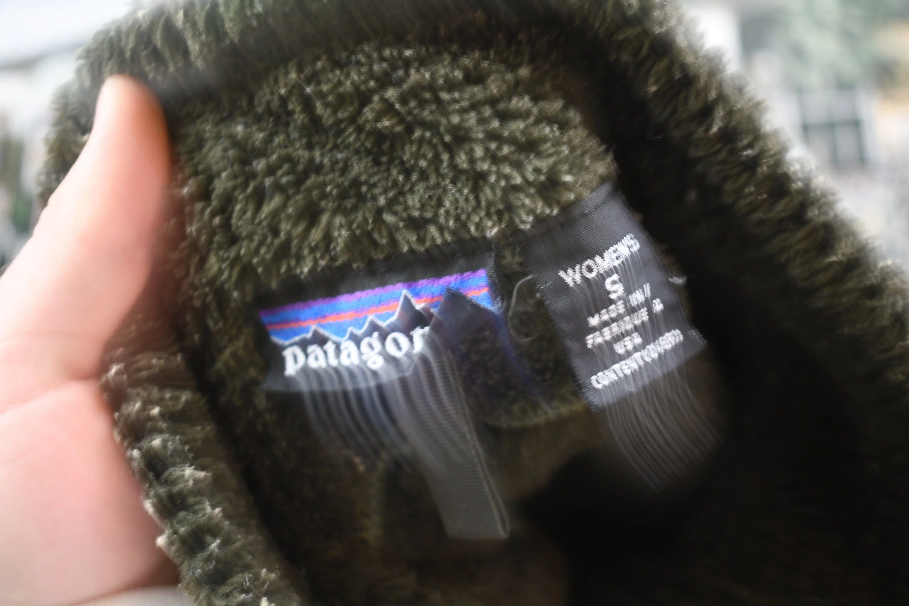 Vintage 1990s Patagonia Full Zip Deep Pile Sweater Women's S - Image 4
