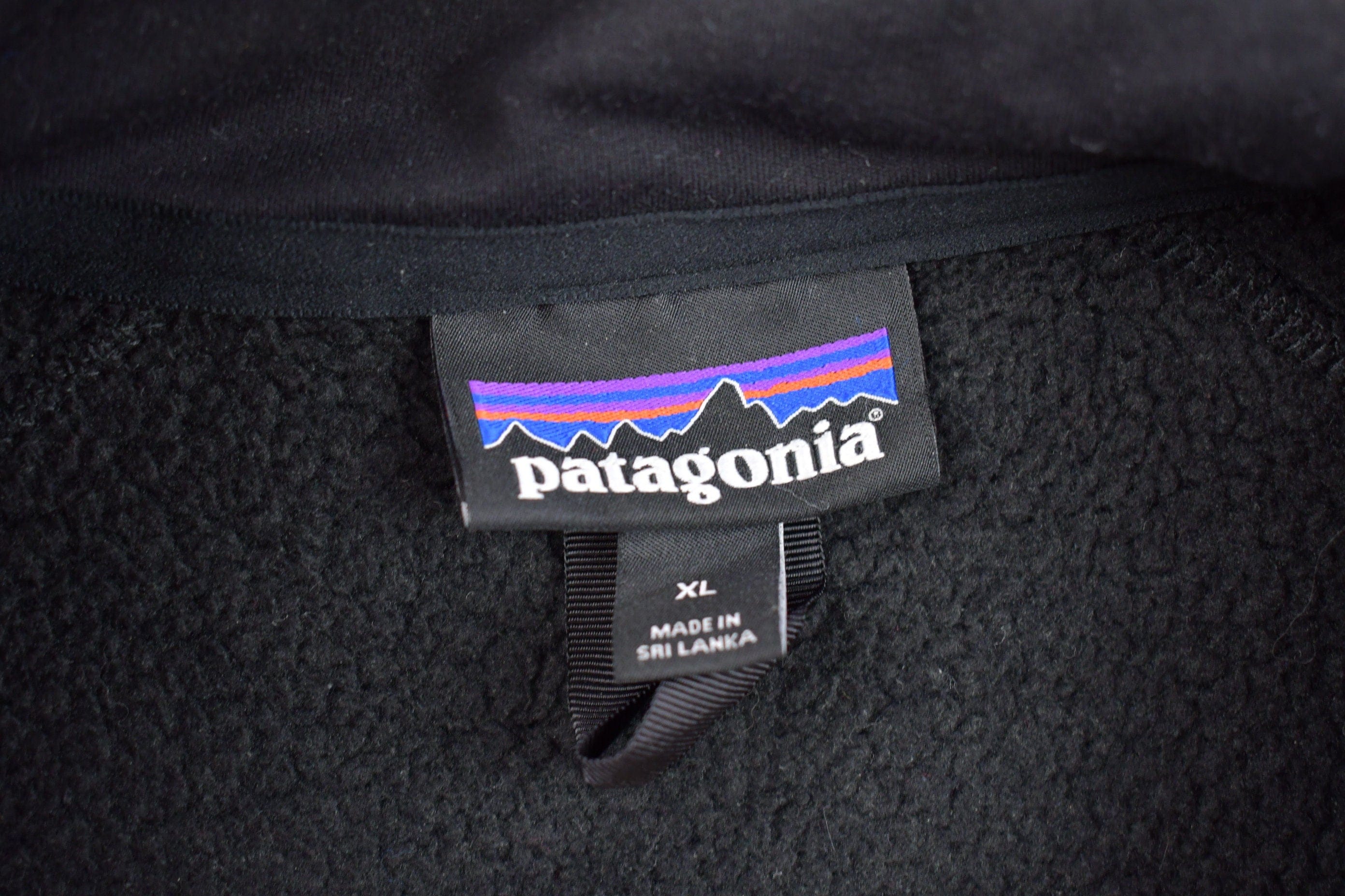 Vintage 1990s Patagonia Full Zip Fleece Sweater Men's XL - Image 3