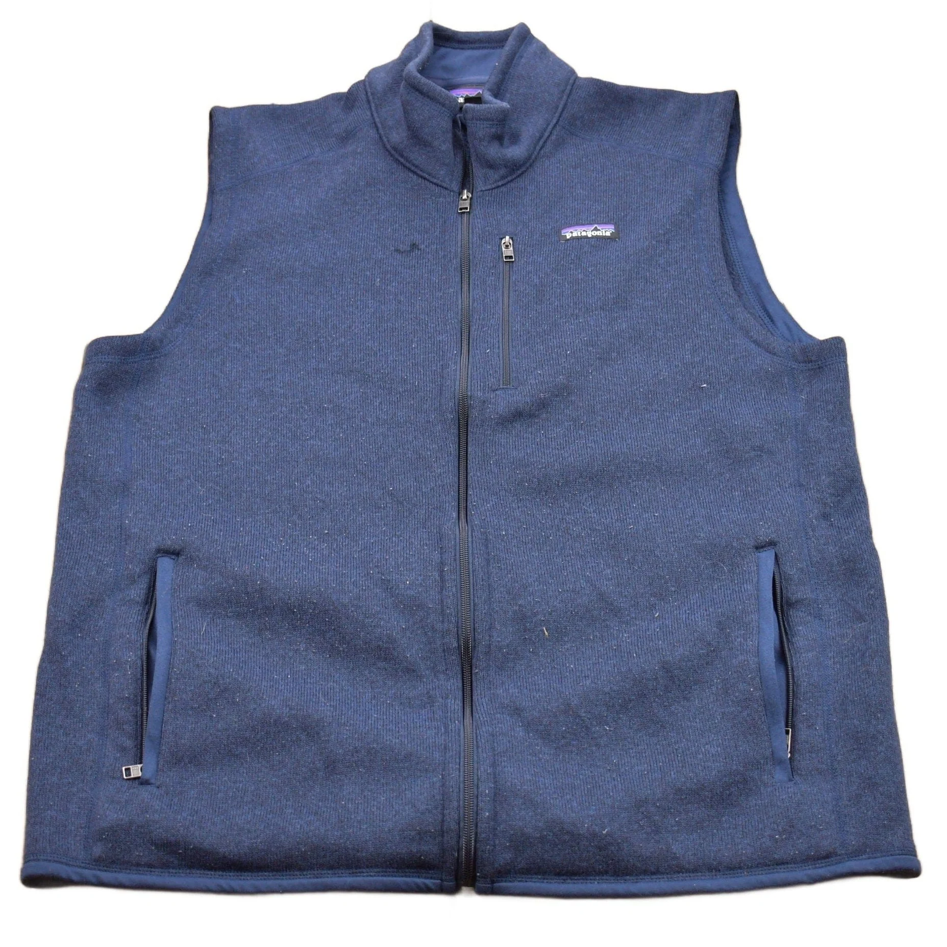 Vintage 1990s Patagonia Full Zip Fleece Sweater Vest Men's XL
