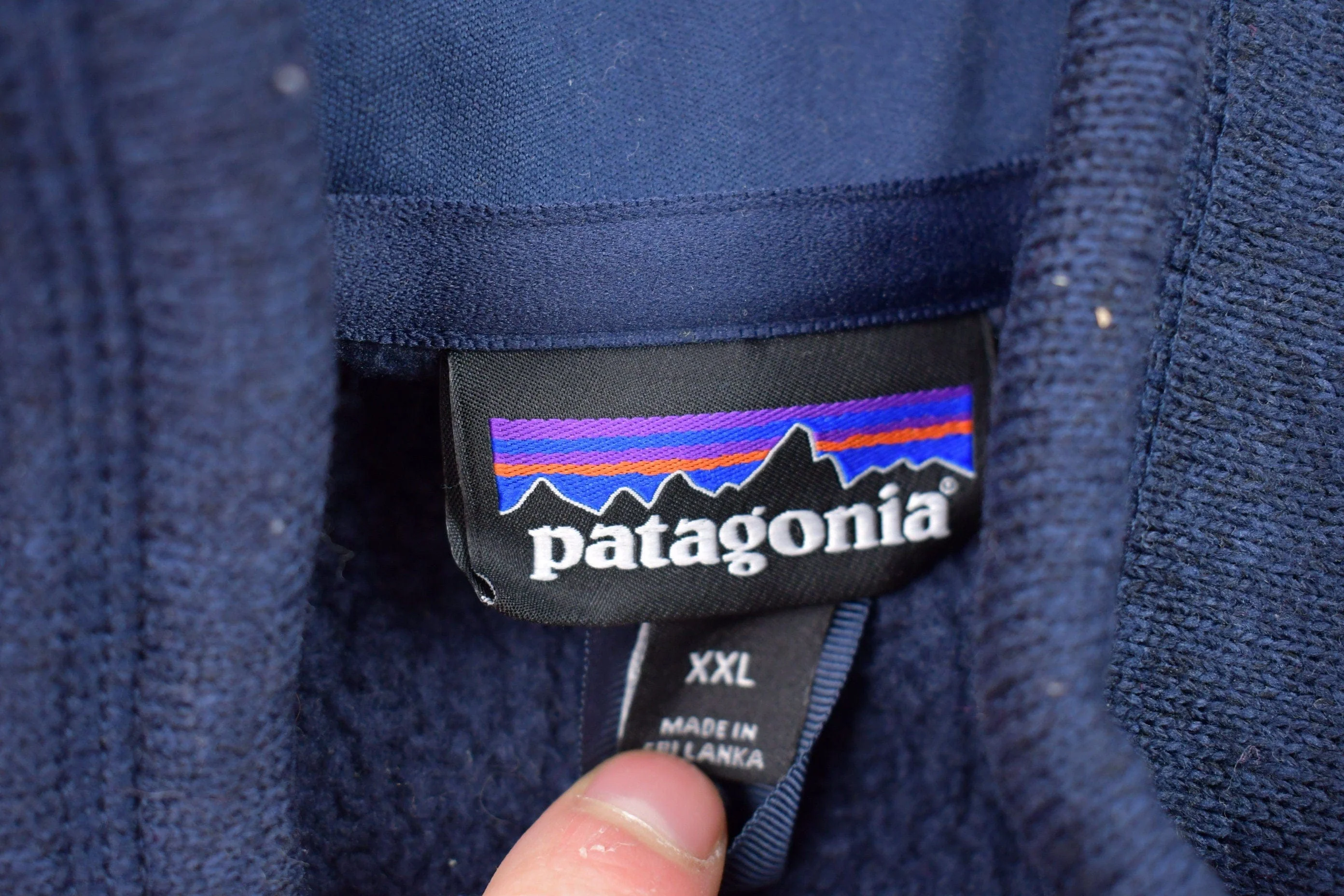 Vintage 1990s Patagonia Full Zip Fleece Sweater Vest Men's XL - Image 3