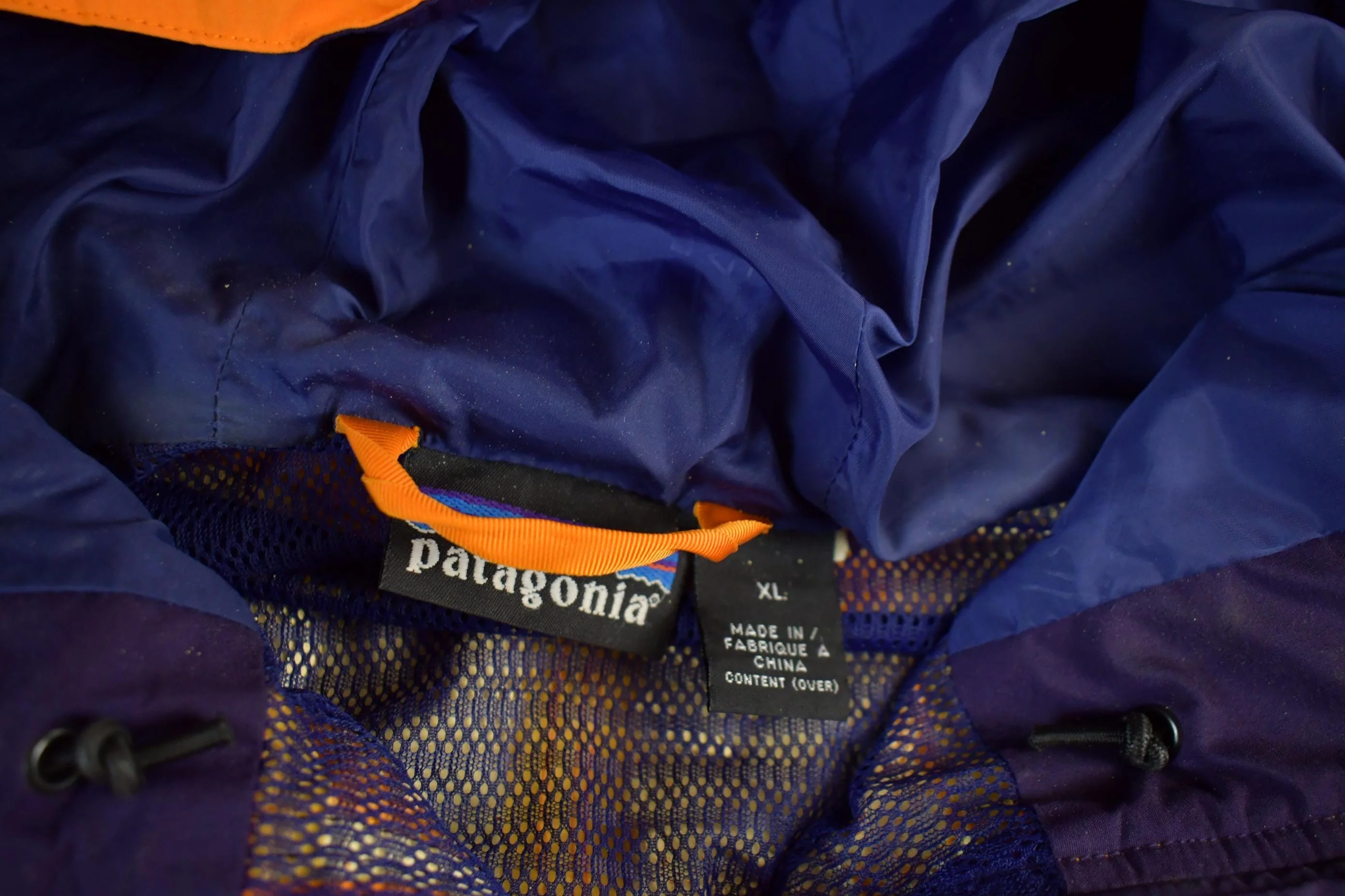 Vintage 1990s Patagonia Full Zip Rain Jacket Men's XL - Image 8