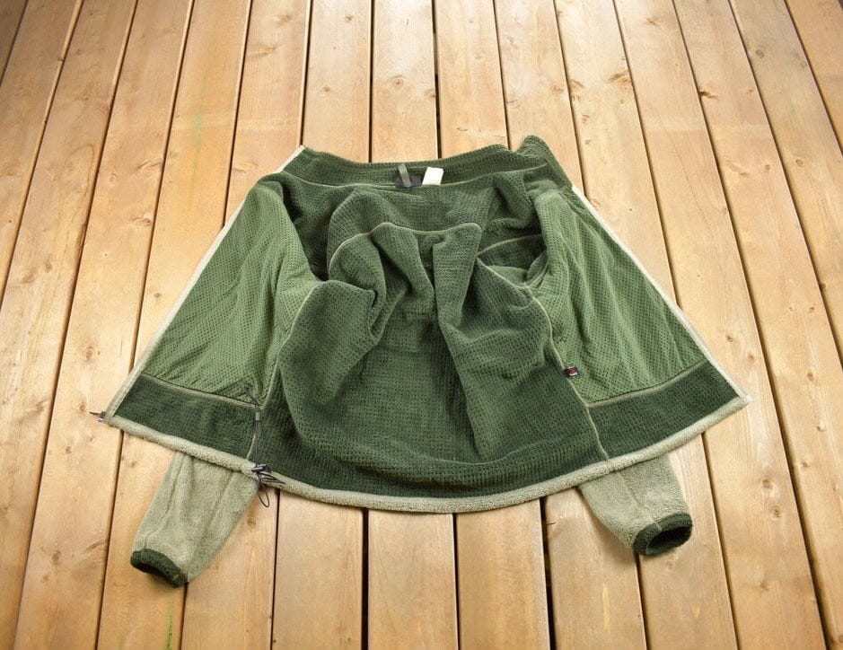 Vintage 1990s Patagonia Green Fleece Sweater Men's Large - Image 5