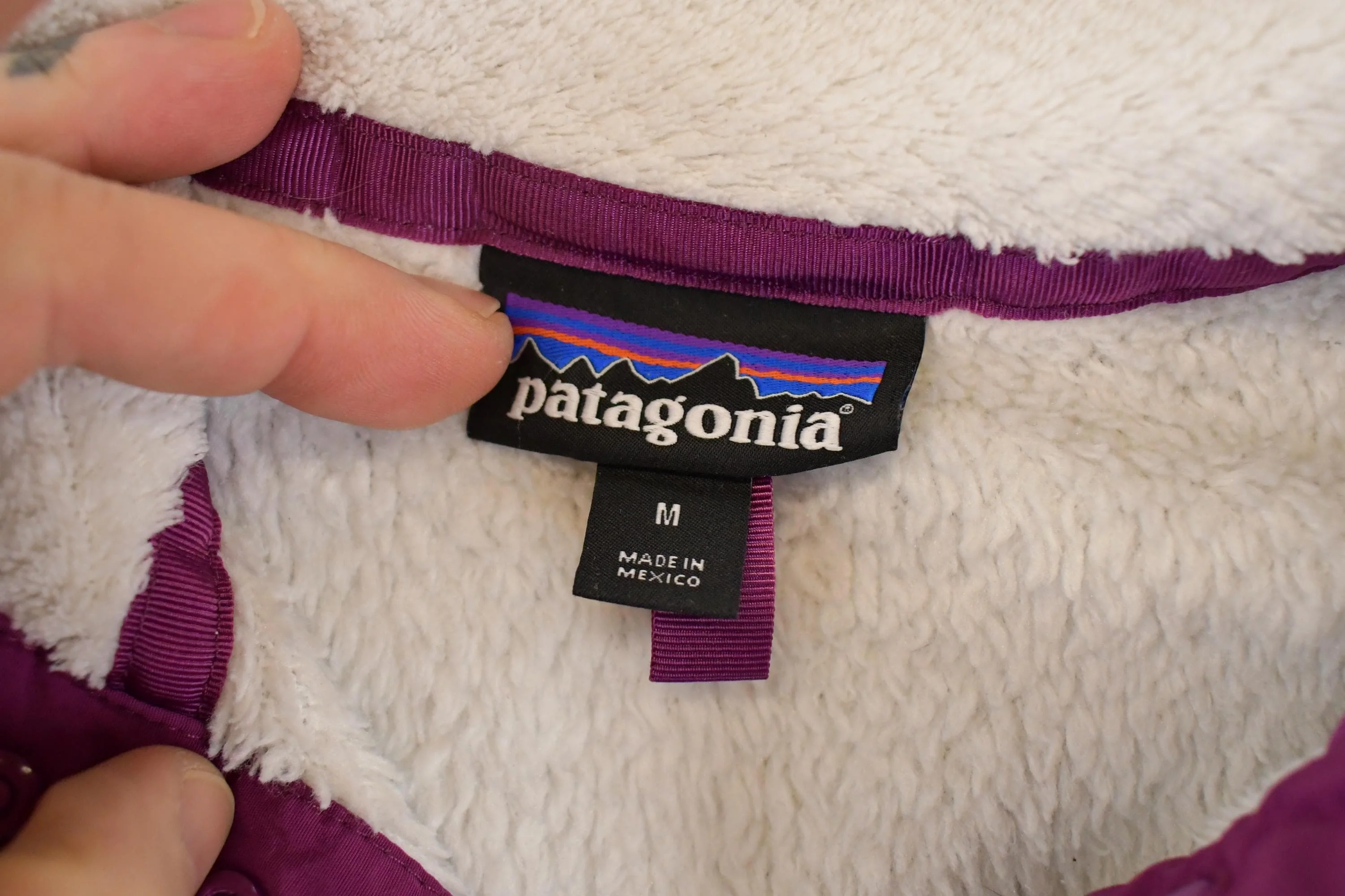 Vintage 1990s Patagonia Quarter Button Fleece Outdoorsman Sweater Women's S - Image 4