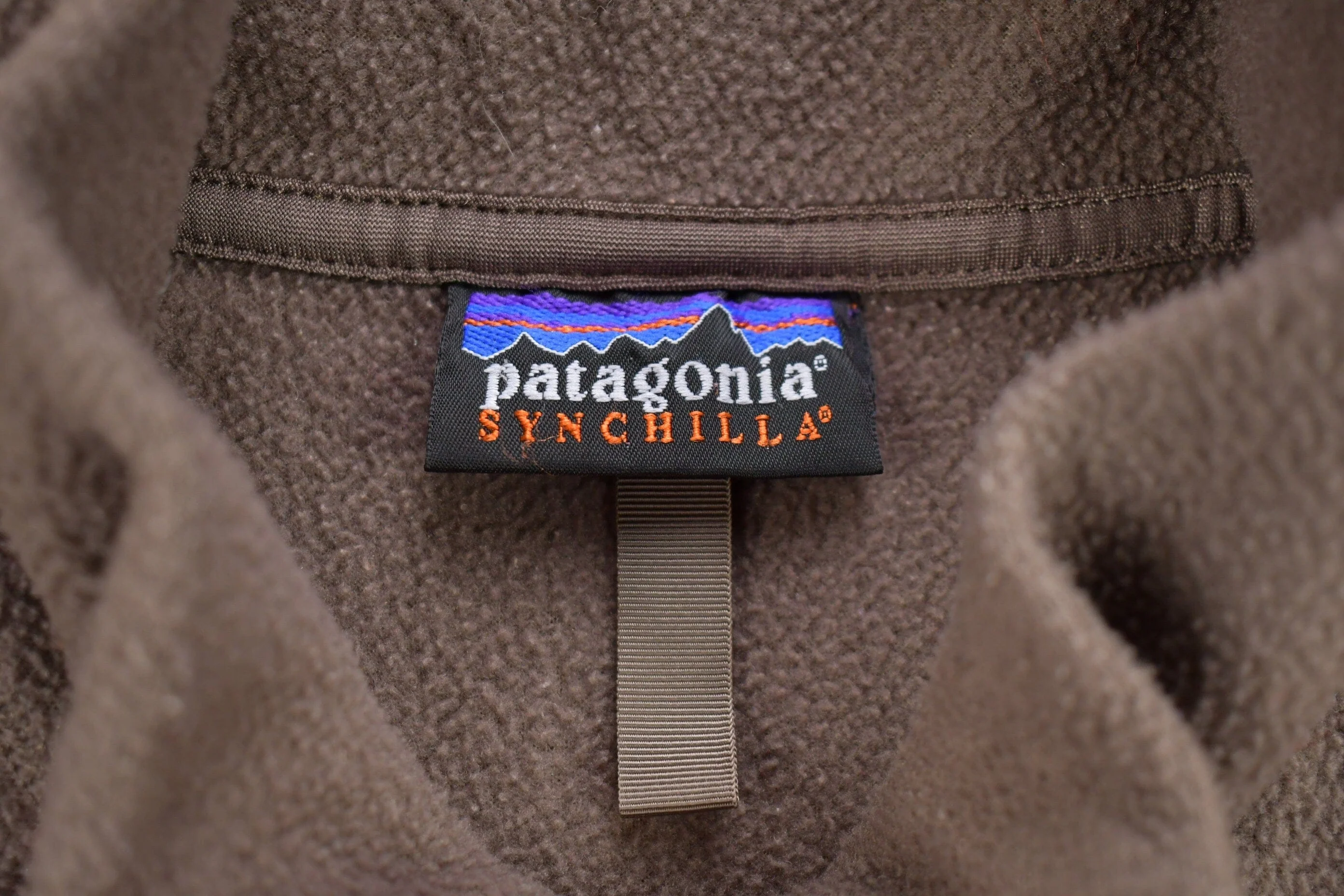 Vintage 1990s Patagonia Sychilla Zip Up Fleece Sweater Men's XS - Image 3