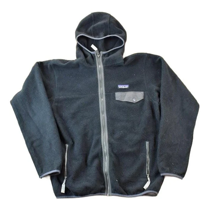 Vintage 1990s Patagonia Synchilla Fleece Hooded Sweater Men's Small