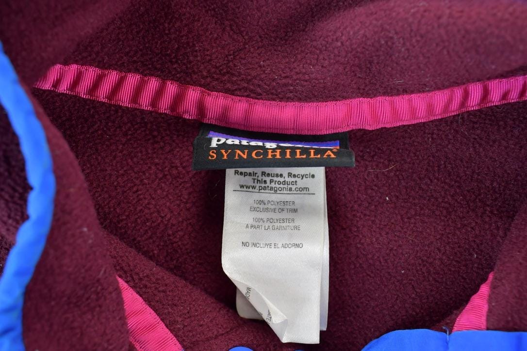 Vintage 1990s Patagonia Synchilla Fleece Sweater Men's Small - Image 3