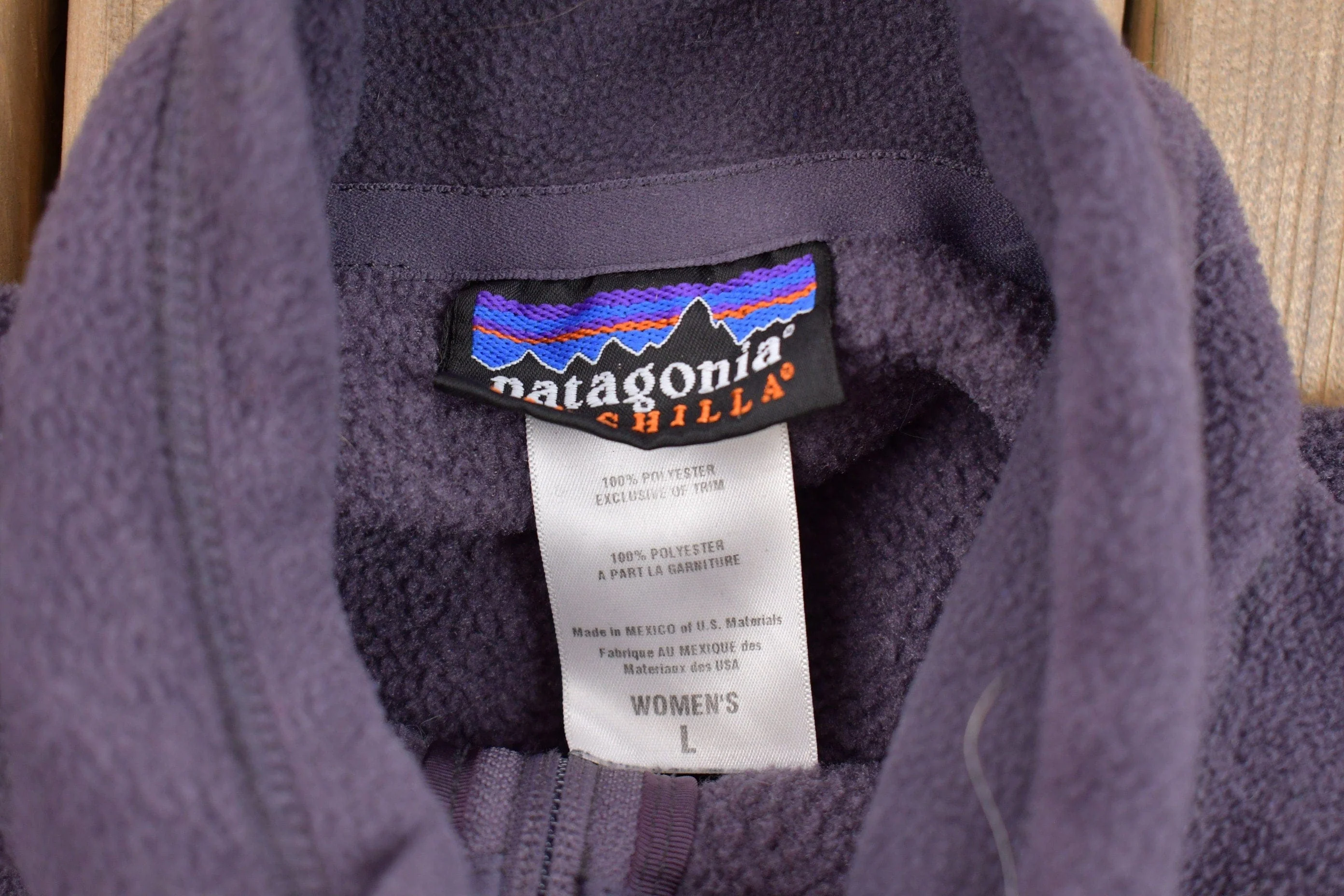 Vintage 1990s Patagonia Synchilla Half Zip Fleece Sweater Men's Medium - Image 3