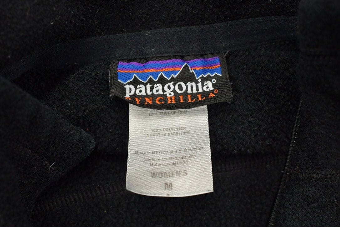 Vintage 1990s Patagonia Synchilla Half Zip Fleece Sweater Men's Medium - Image 4