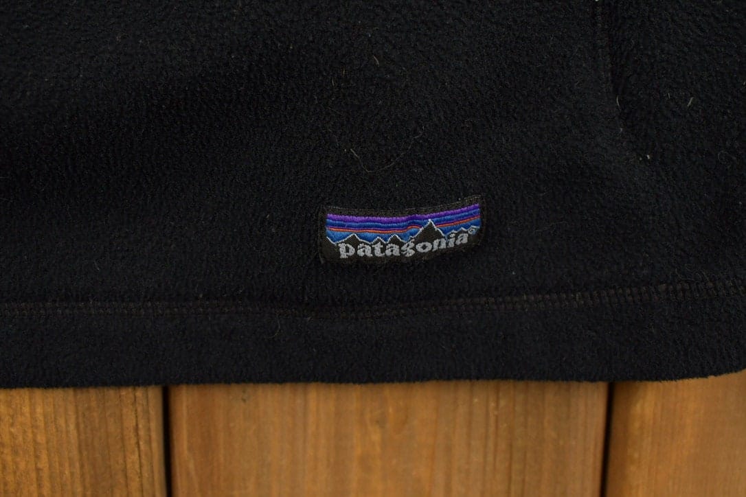 Vintage 1990s Patagonia Synchilla Half Zip Fleece Sweater Men's Medium - Image 6