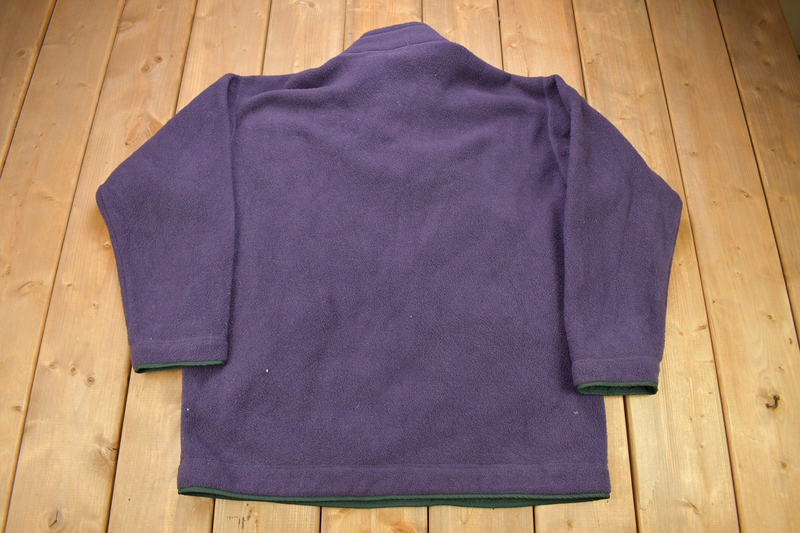 Vintage 1990s Patagonia T Snap Fleece Sweater & Matching Pants Men's Medium - Image 3