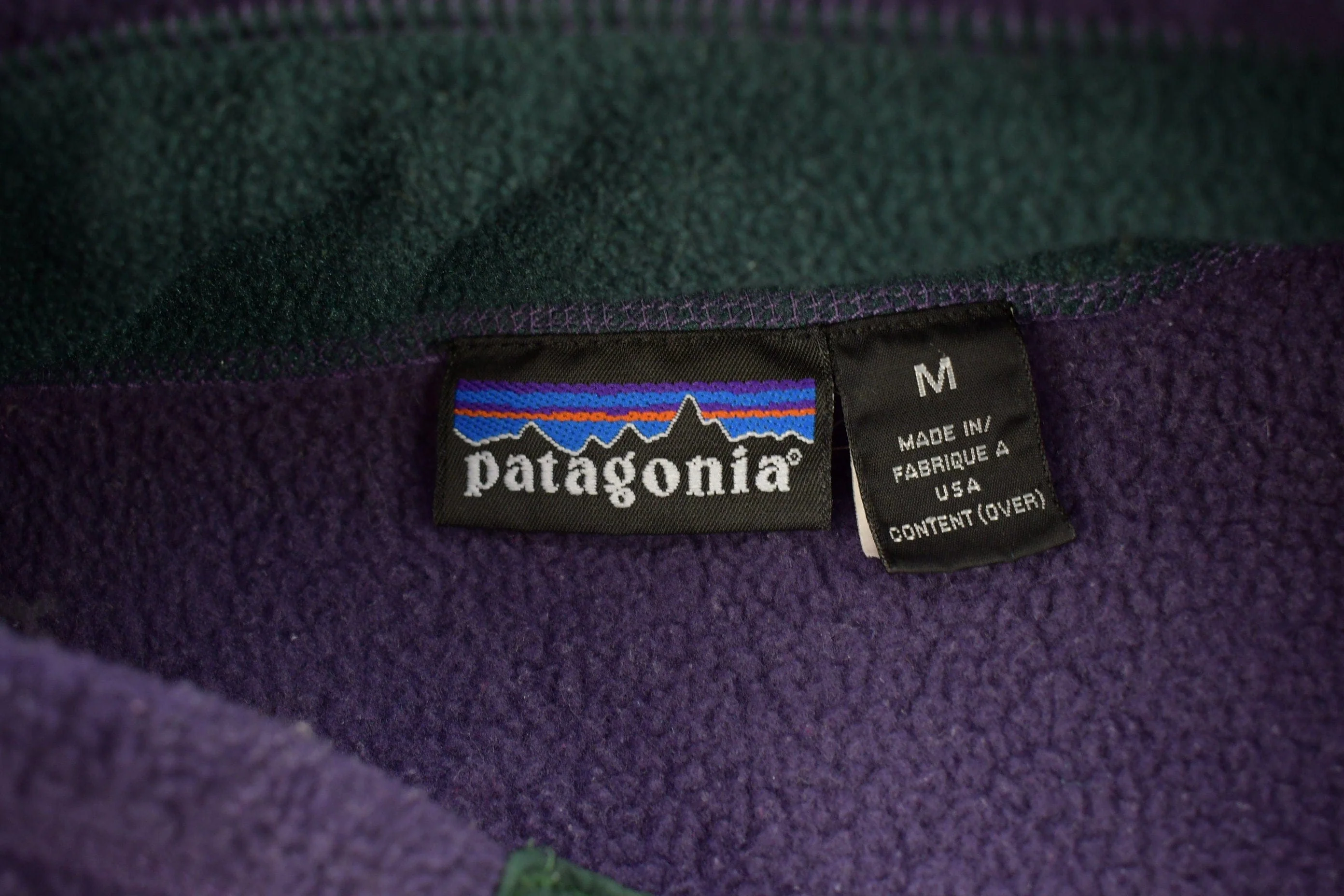 Vintage 1990s Patagonia T Snap Fleece Sweater & Matching Pants Men's Medium - Image 9