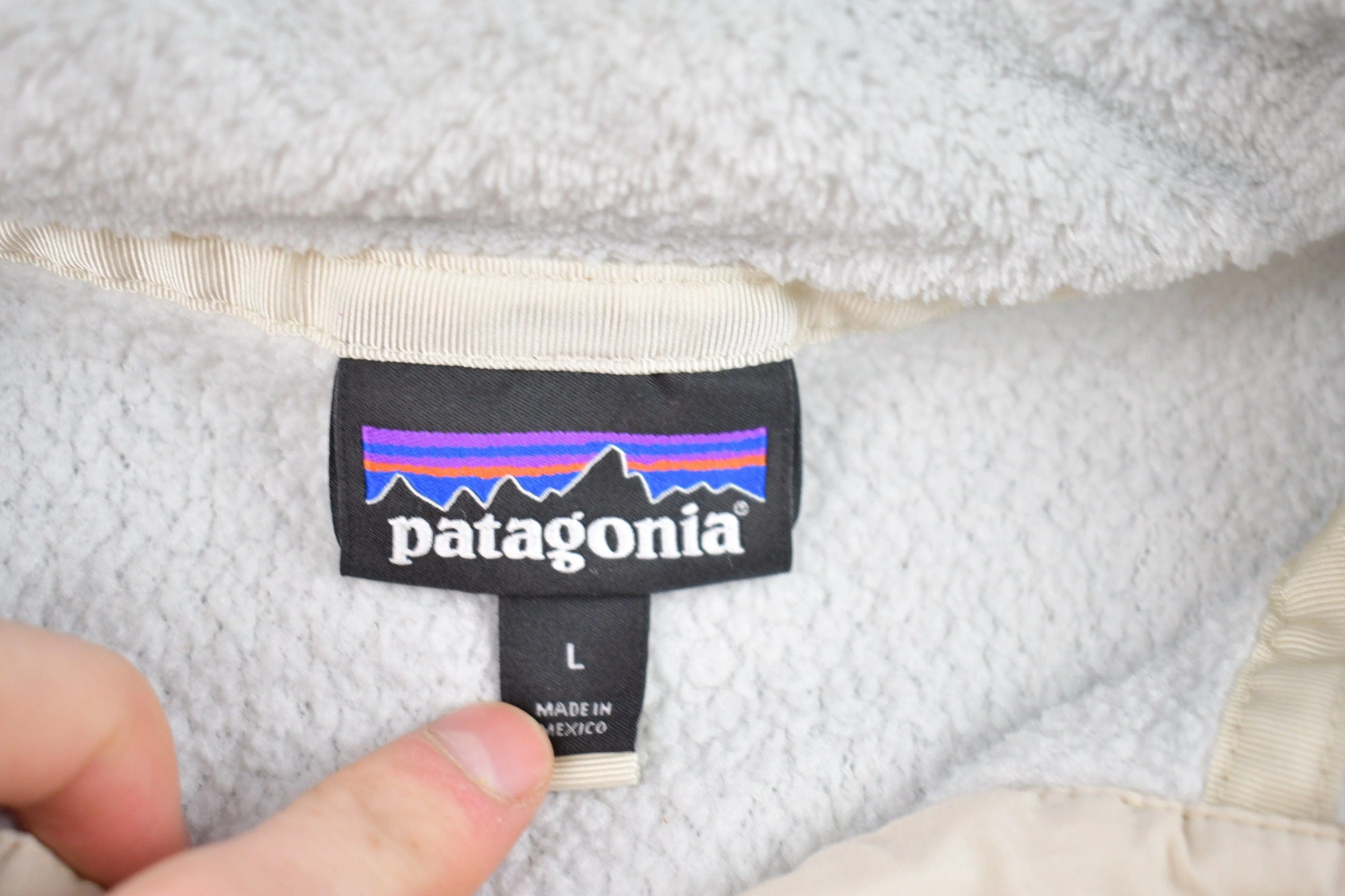 Vintage 1990s Patagonia T-Snap Fleece Sweater Women's S - Image 3