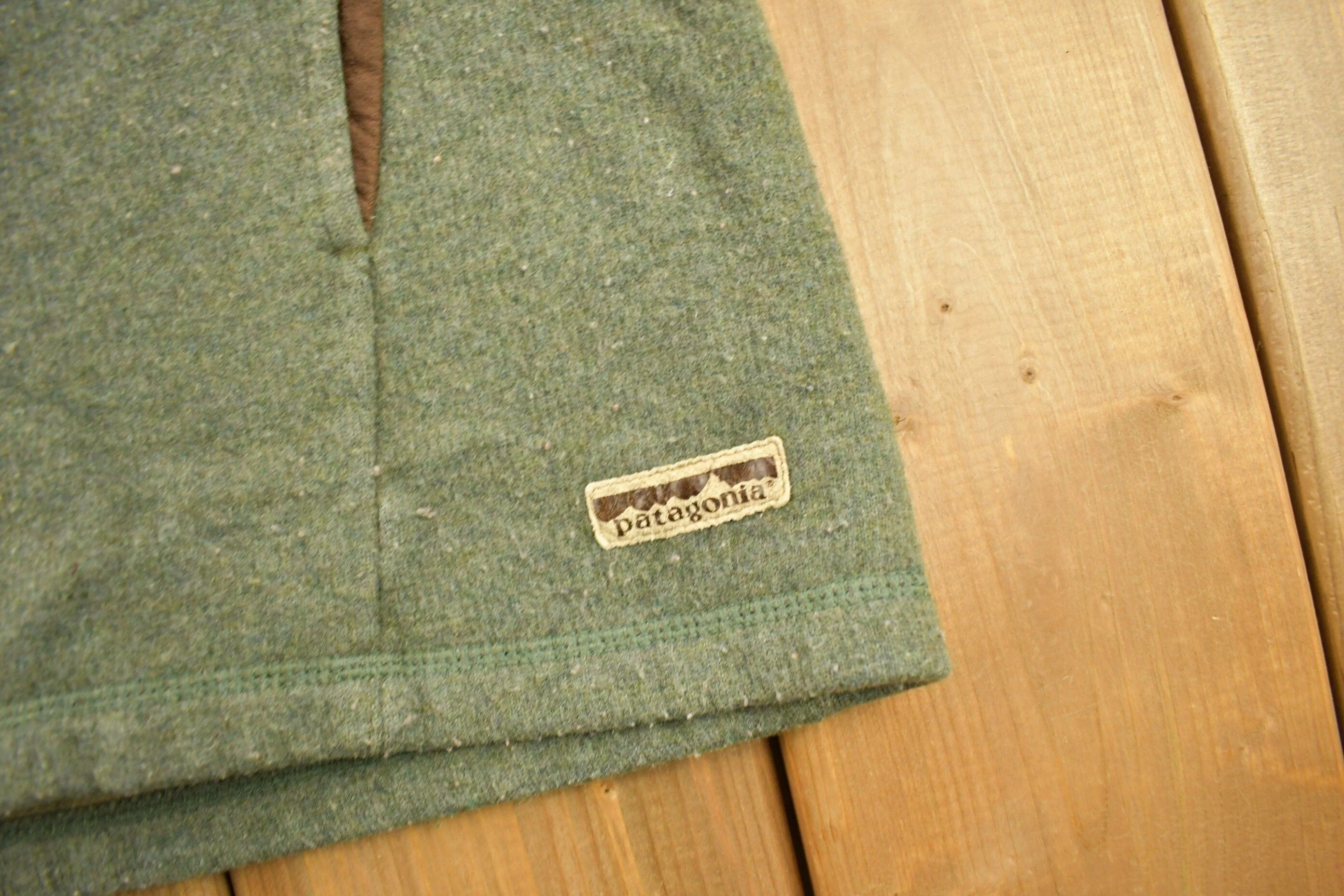 Vintage 1990s Patagonia Women's Quarter Zip Hoodie Women's M - Image 5