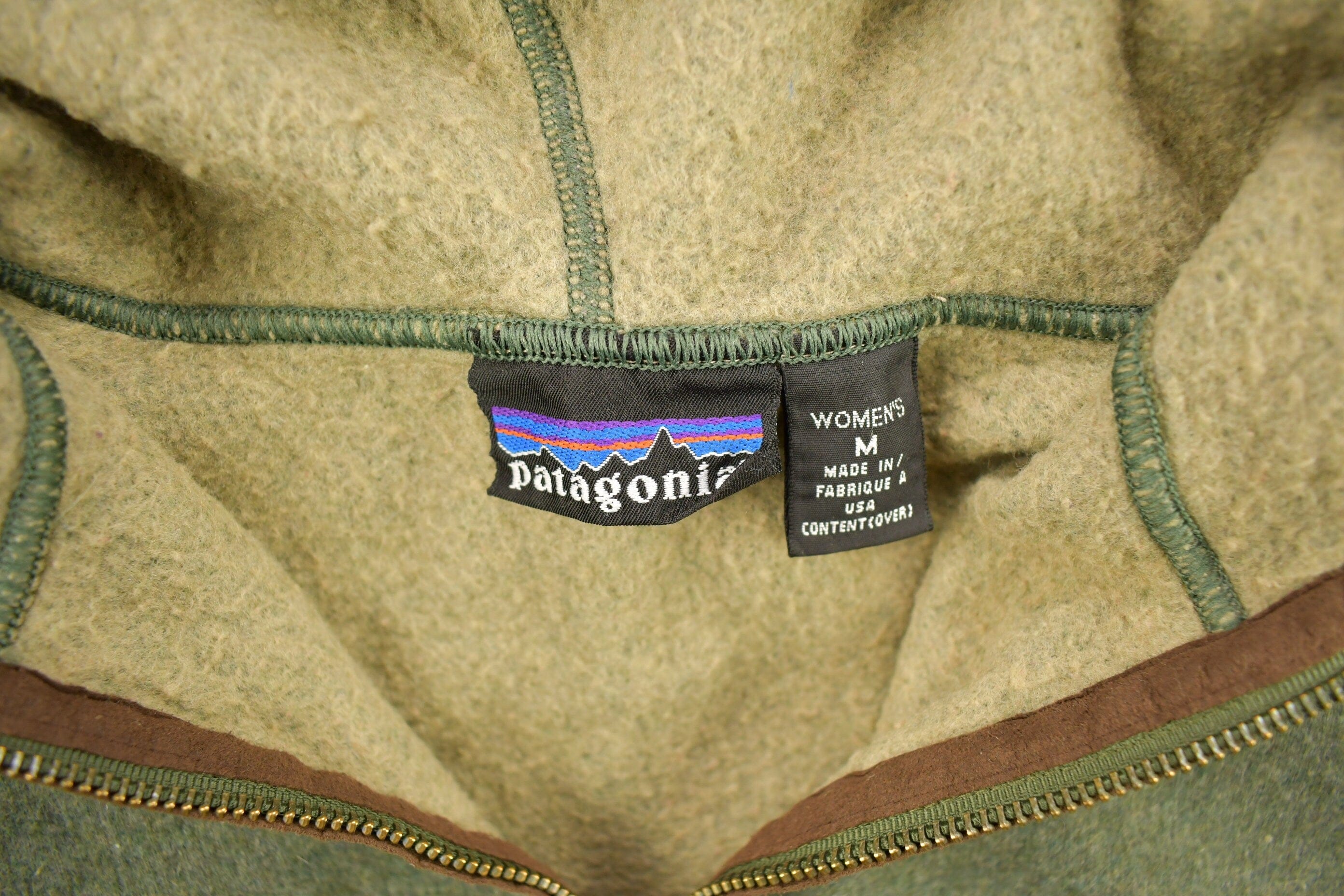 Vintage 1990s Patagonia Women's Quarter Zip Hoodie Women's M - Image 6