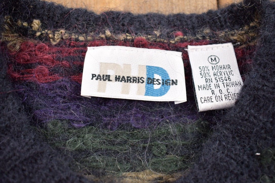 Vintage 1990s Paul Harris Knit Cardigan Sweater Women's S - Image 3