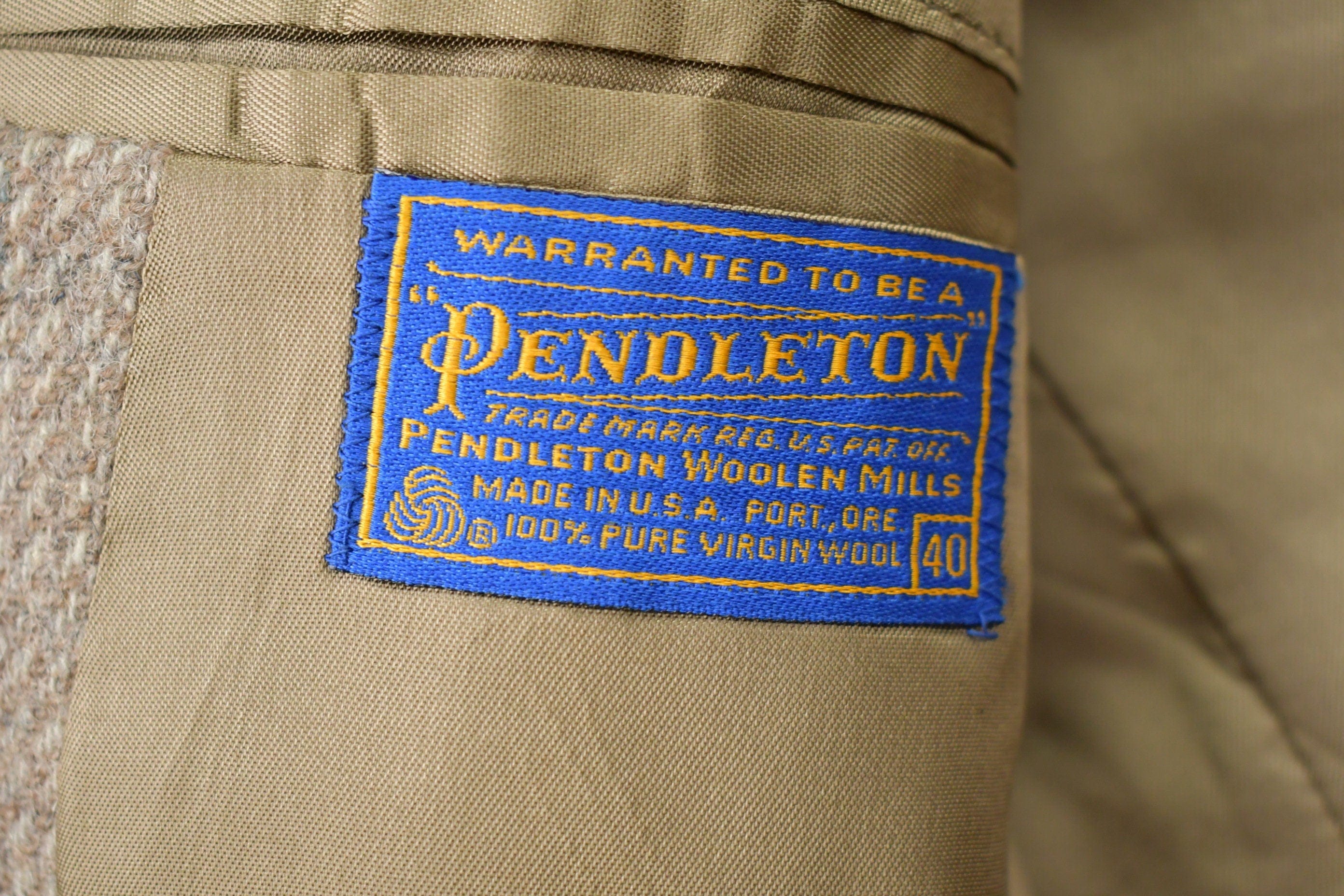 Vintage 1990s Pendleton 100% Wool Jacket Men's Medium - Image 4