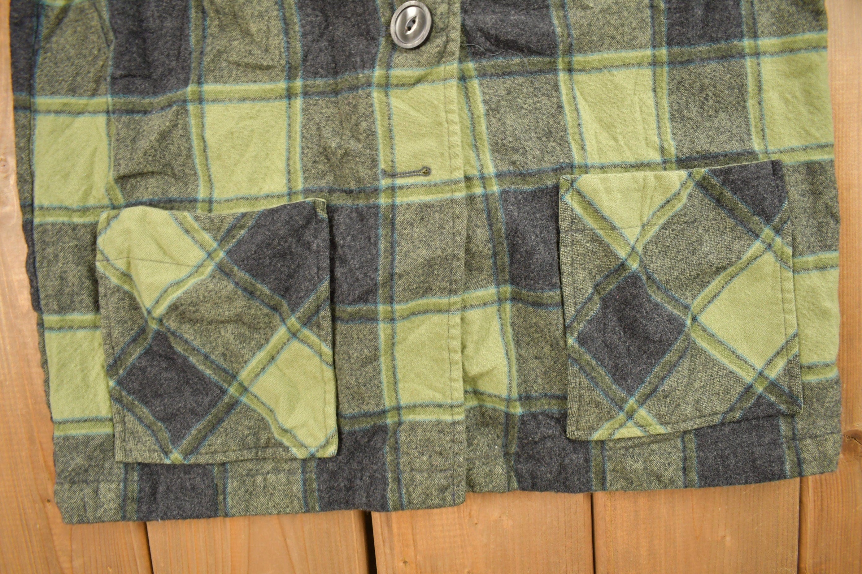 Vintage 1990s Pendleton Heritage Plaid Button Up Shirt Women's S - Image 3