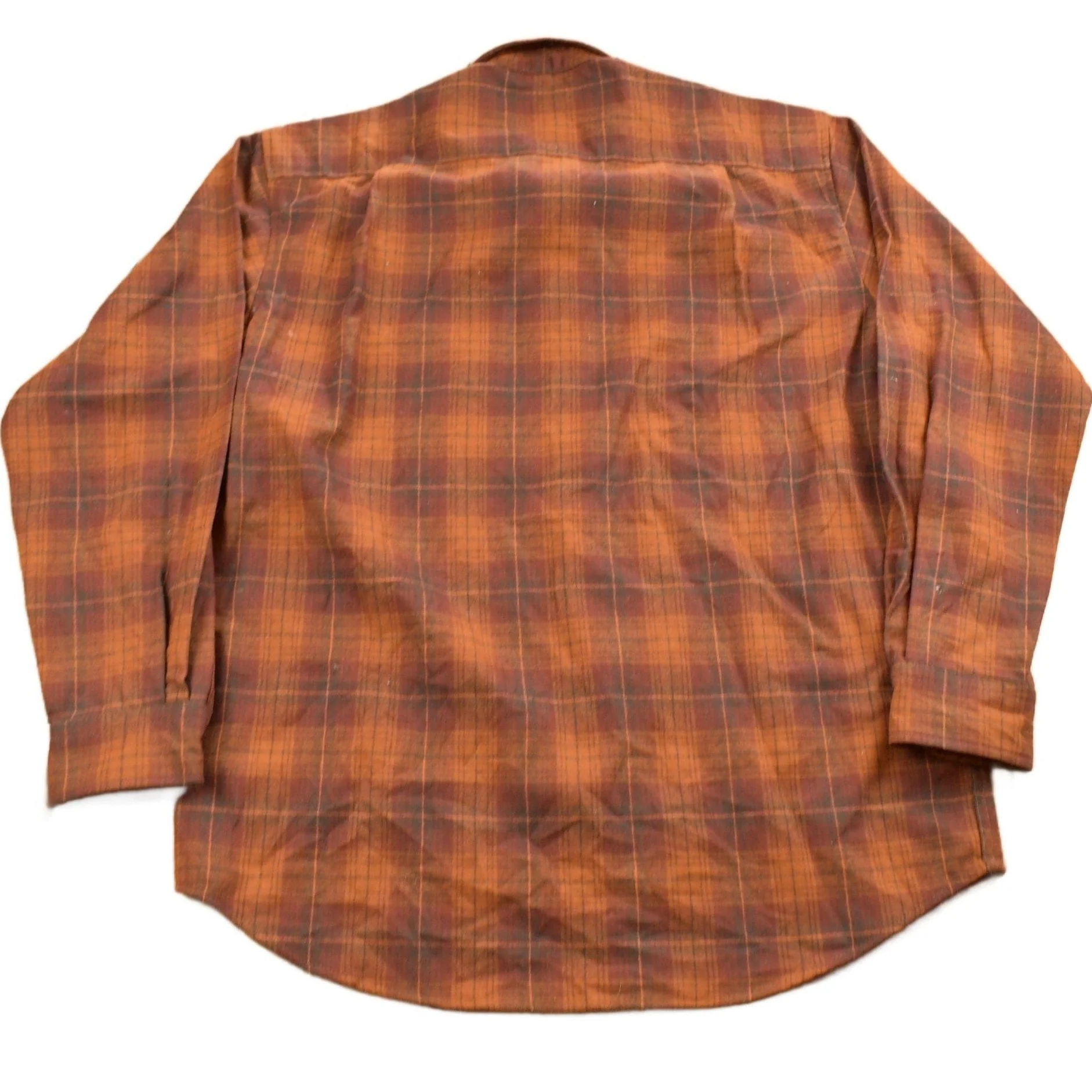 Vintage 1990s Pendleton Plaid Button Up Lodge Shirt Men's Large - Image 2