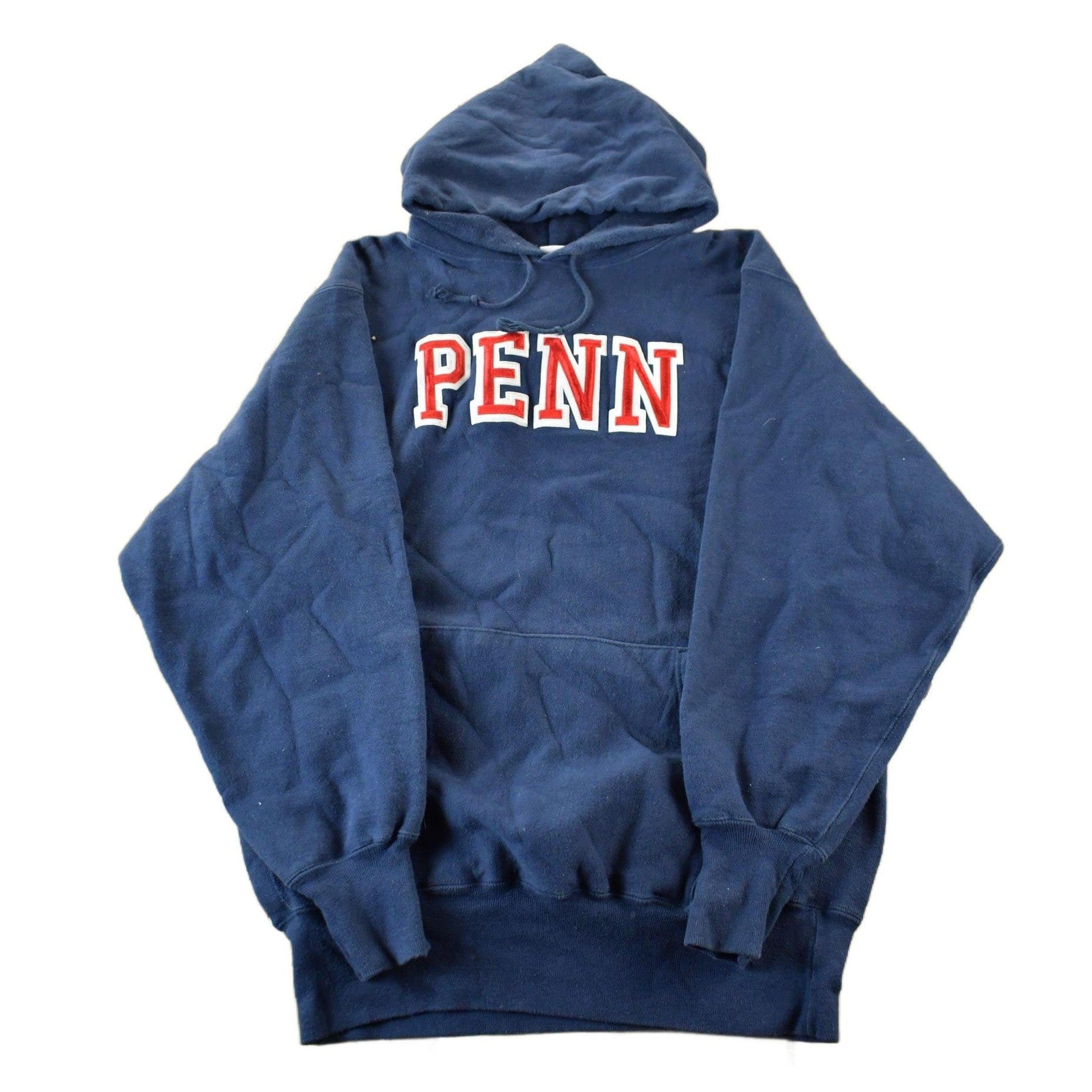 Vintage 1990s Penn State University Champion Reverse Weave Hoodie Sweatshirt Men's 2XL