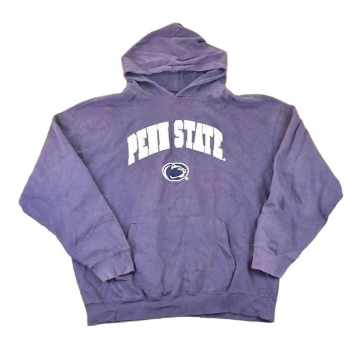 Vintage 1990s Penn State University Embroidered Hoodie Sweater Mens L
