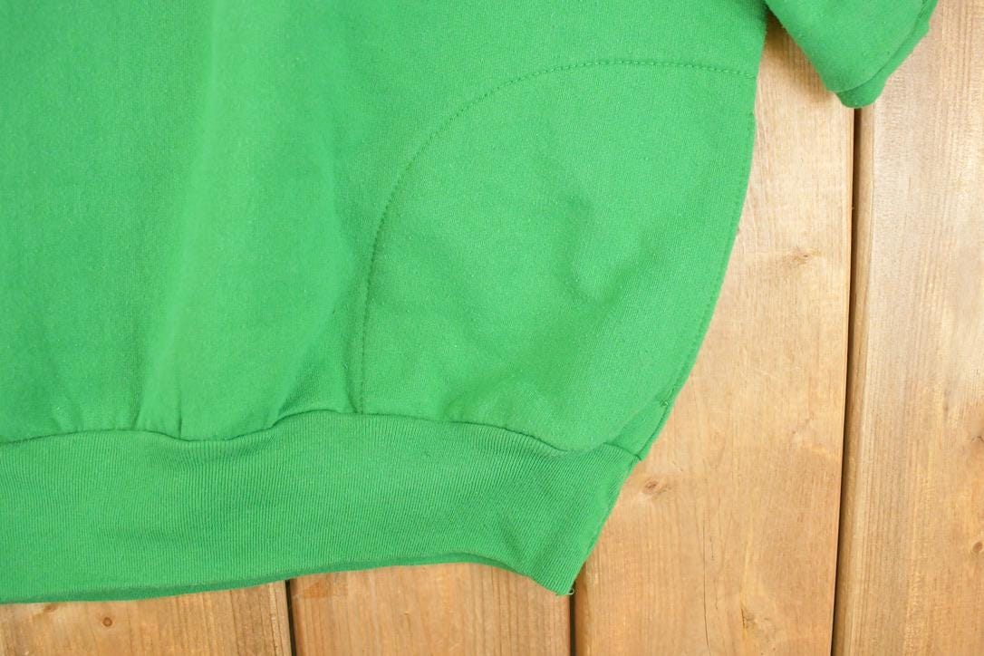 Vintage 1990s Personalities Of Waterloo Blank Hoodie Sweatshirt Men's L - Image 4