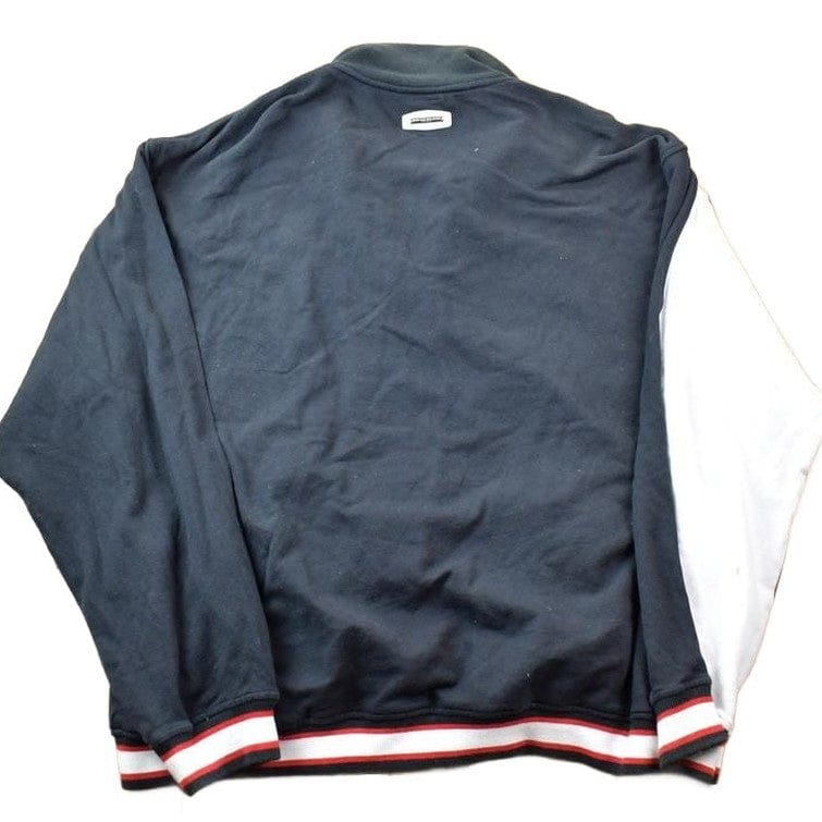 Vintage 1990s Phat Farm Full Zip Heavy Cotton Crewneck Sweatshirt Men's 2XL - Image 2