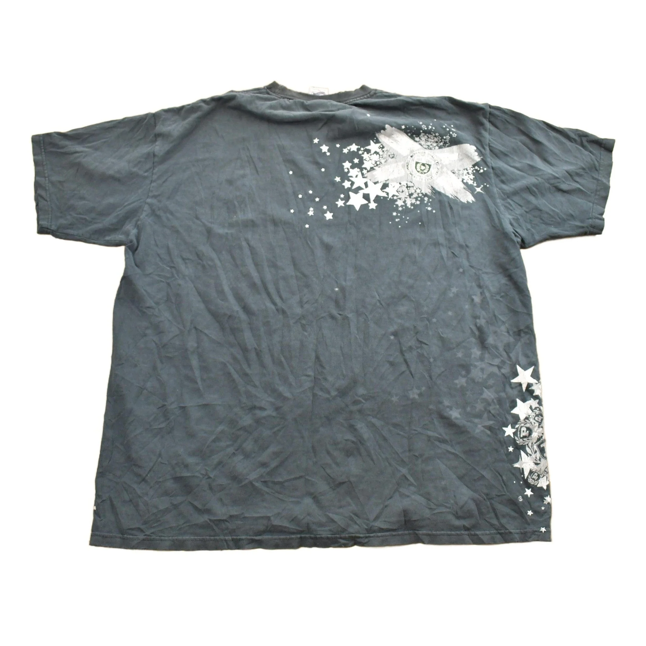 Vintage 1990s Phat Farm Graphic Multi Logo T-Shirt Men's 3XL - Image 2