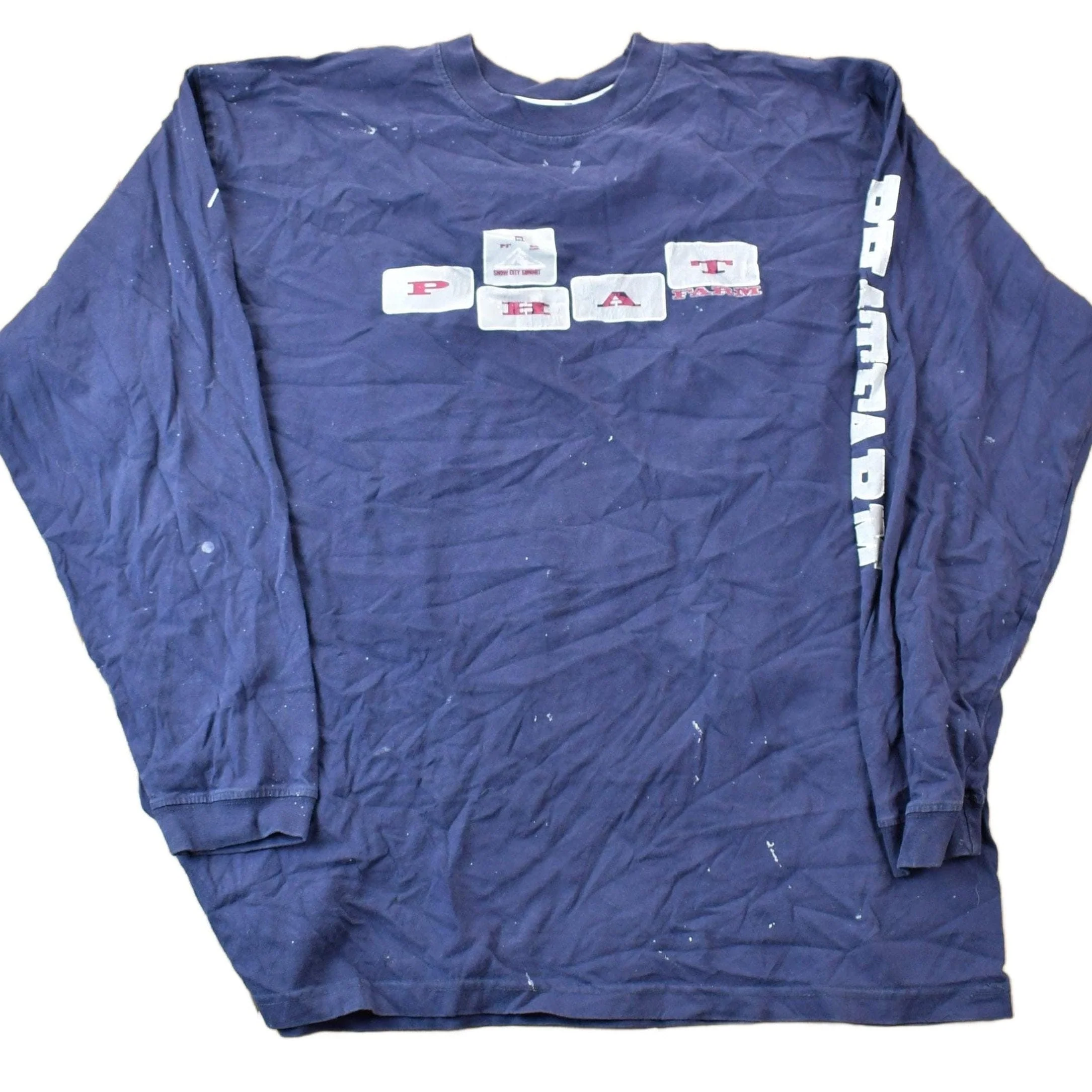 Vintage 1990s Phat Farm New York Crewneck Sweatshirt Men's XL
