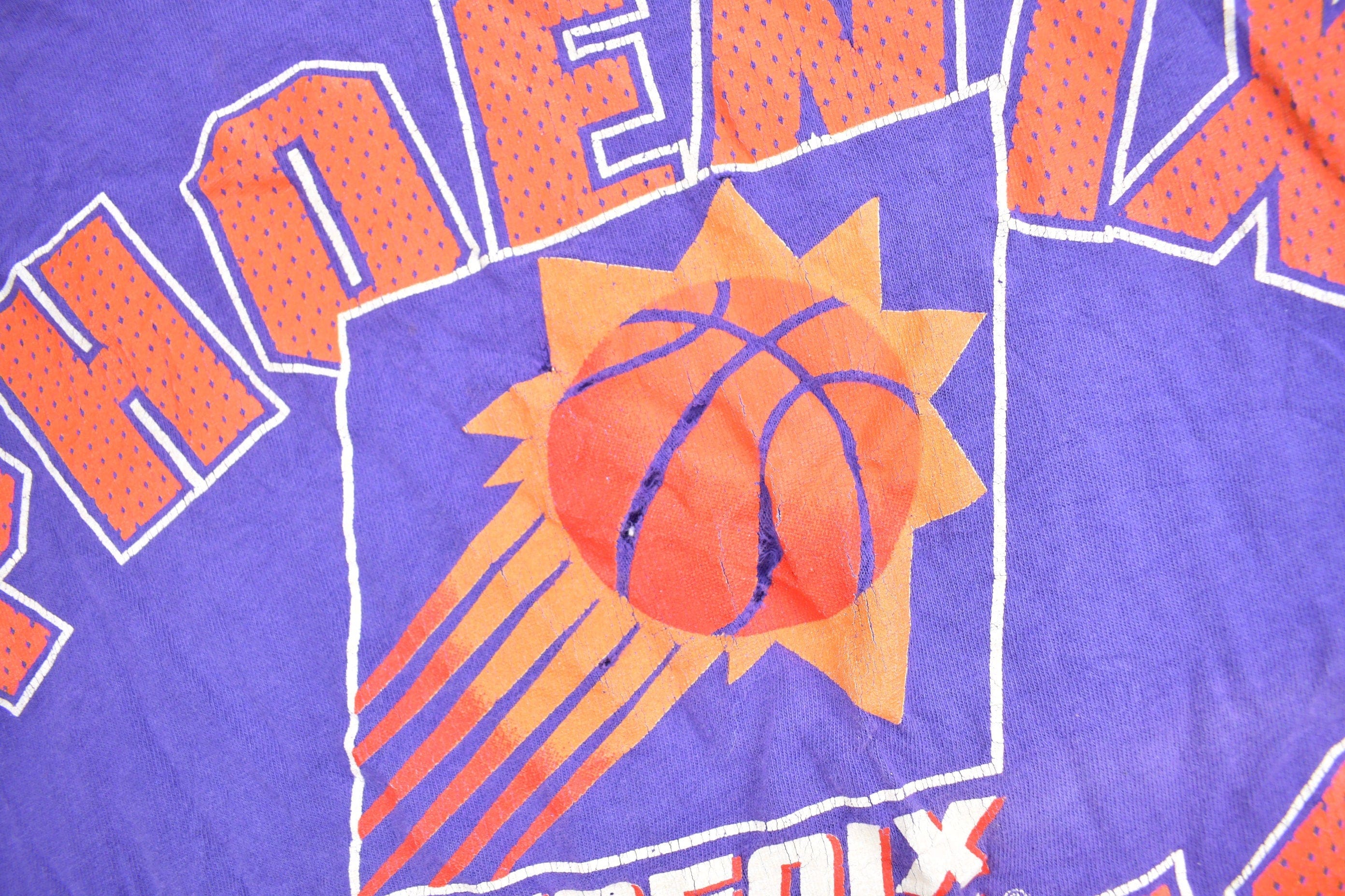 Vintage 1990s Phoenix Suns NBA Graphic T-Shirt Men's XL - Image 3