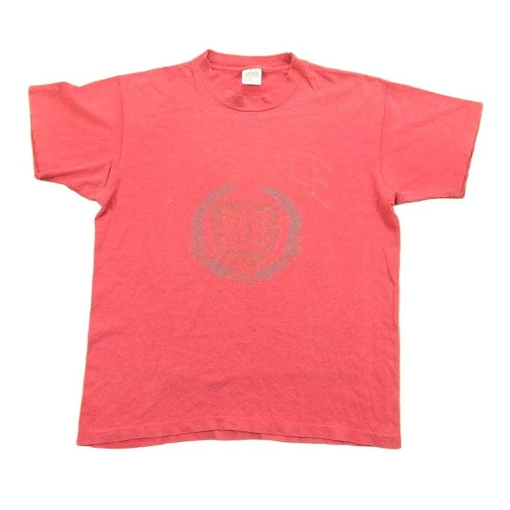 Vintage 1990s Pink MB University Collegiate T-Shirt Men's Medium