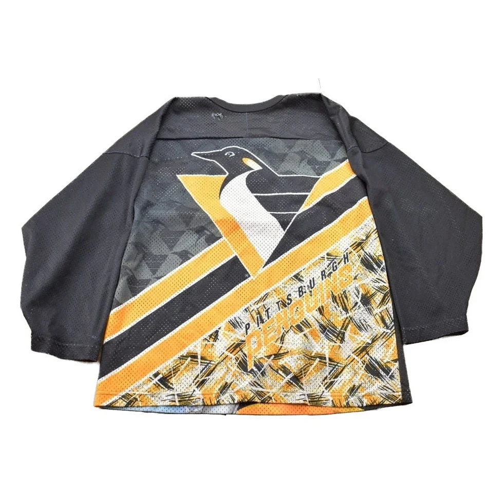Vintage 1990s Pittsburgh Penguins NHL CCM Hockey Jersey Men's Medium - Image 2