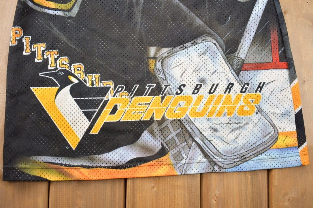 Vintage 1990s Pittsburgh Penguins NHL CCM Hockey Jersey Men's Medium - Image 5