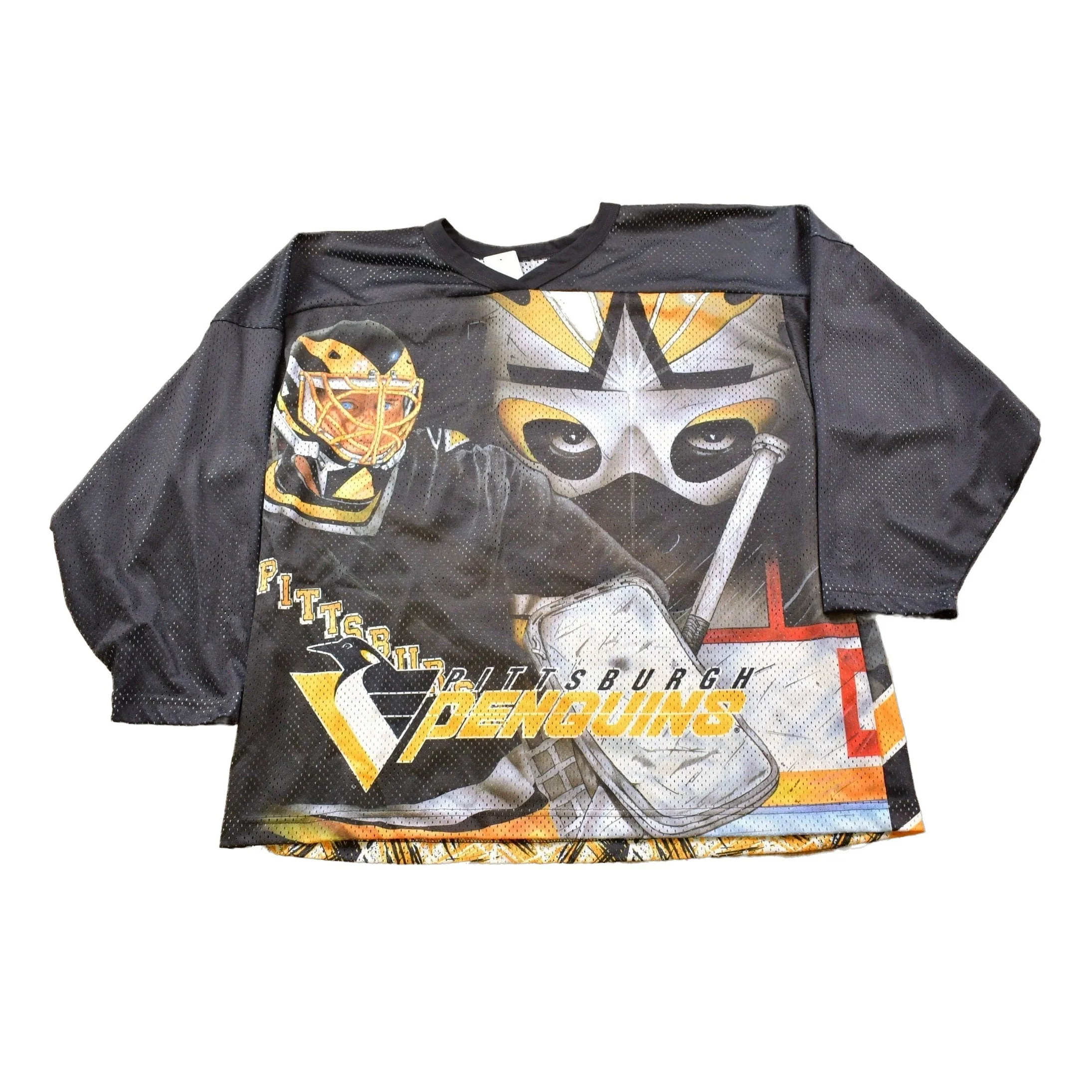 Vintage 1990s Pittsburgh Penguins NHL CCM Hockey Jersey Men's XL