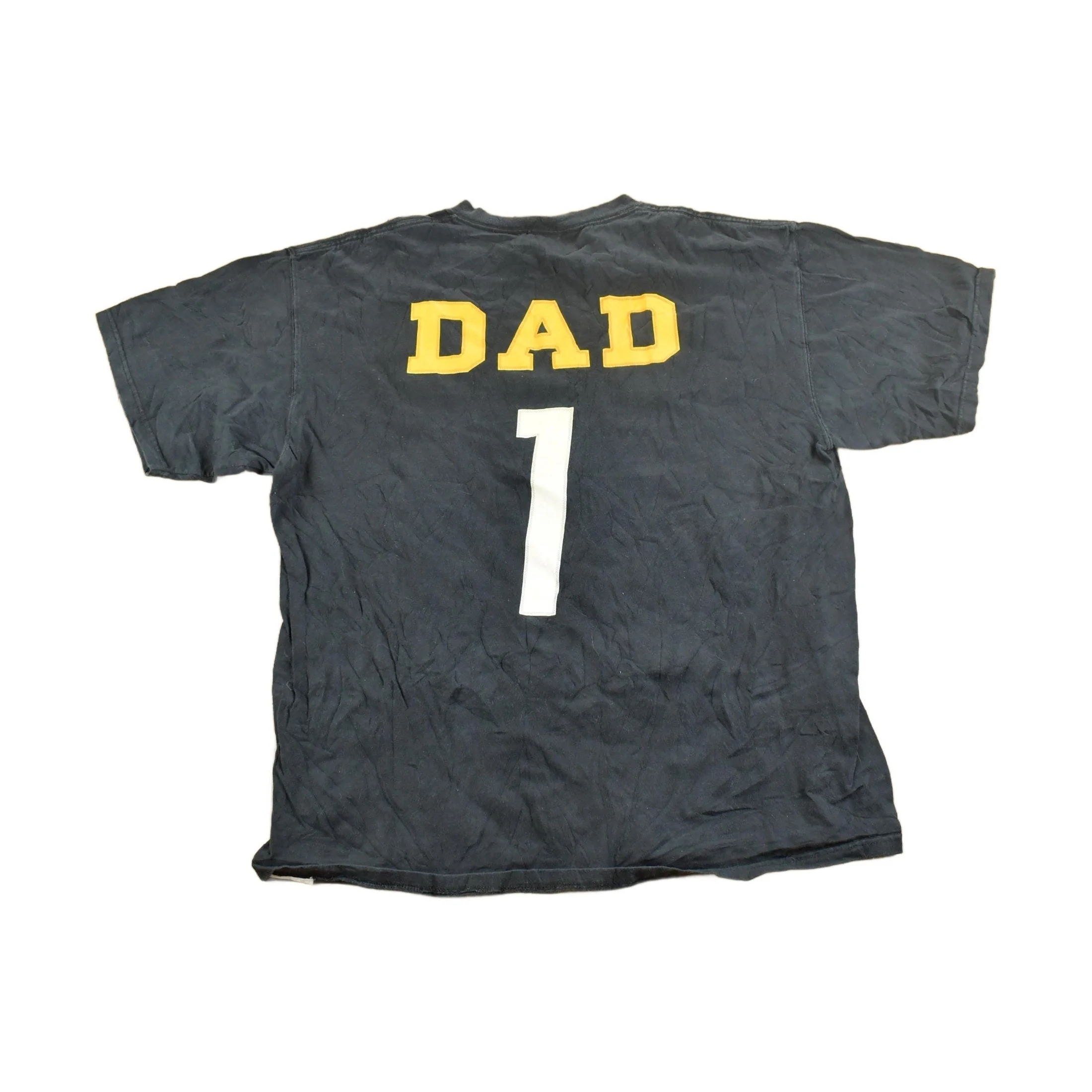Vintage 1990s Pittsburgh Steelers #1 Dad NFL Graphic T-Shirt Men's XL - Image 2