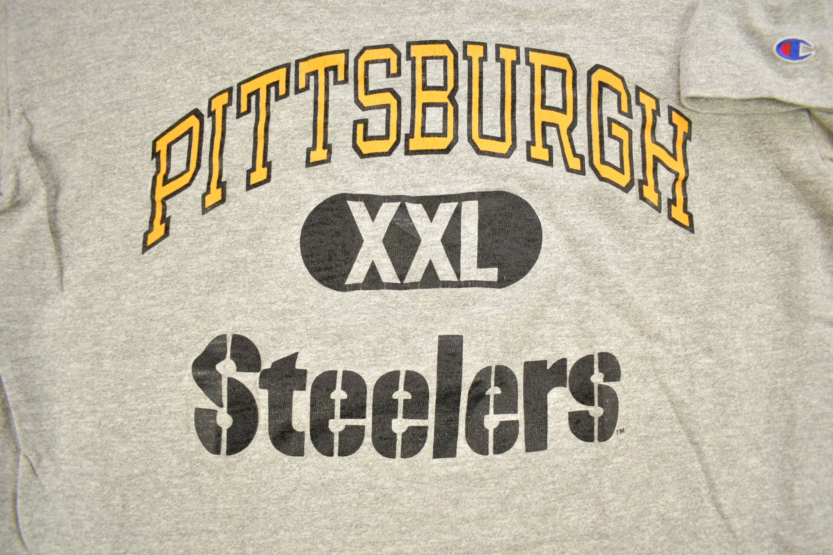 Vintage 1990S Pittsburgh Steelers NFL Champion Graphic T-Shirt Men's Large - Image 3